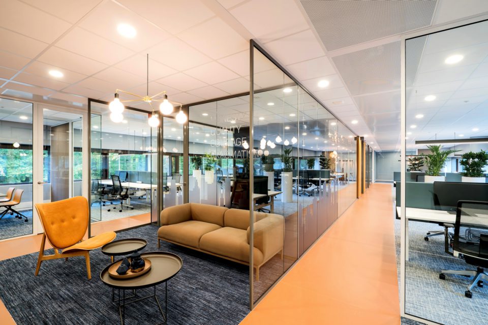 kantoor met design meubels