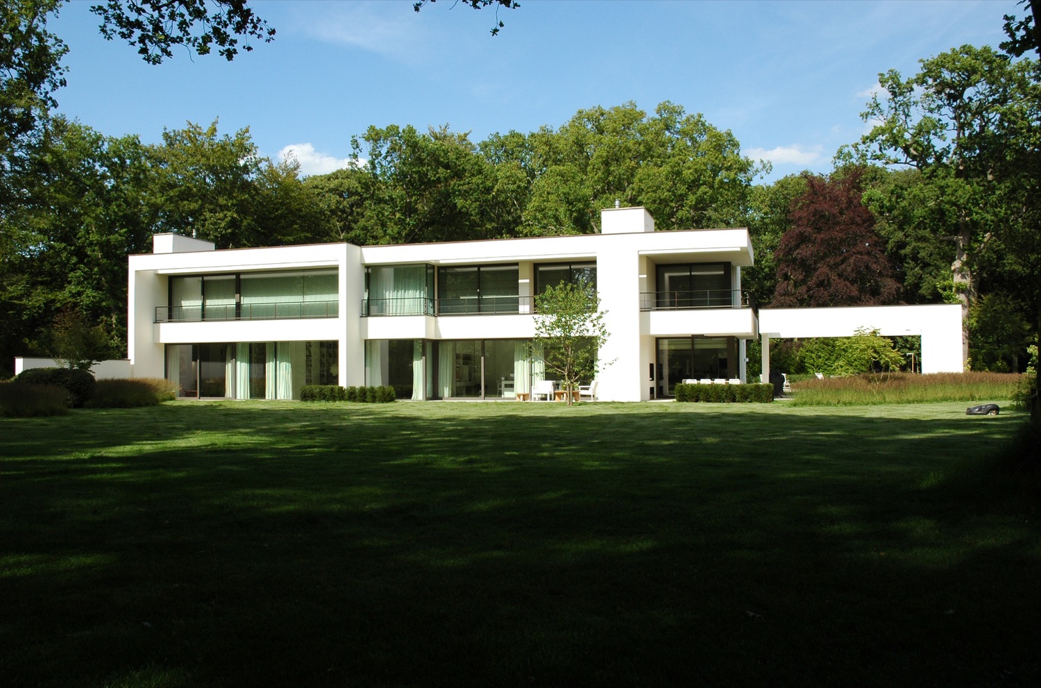 witte moderne villa