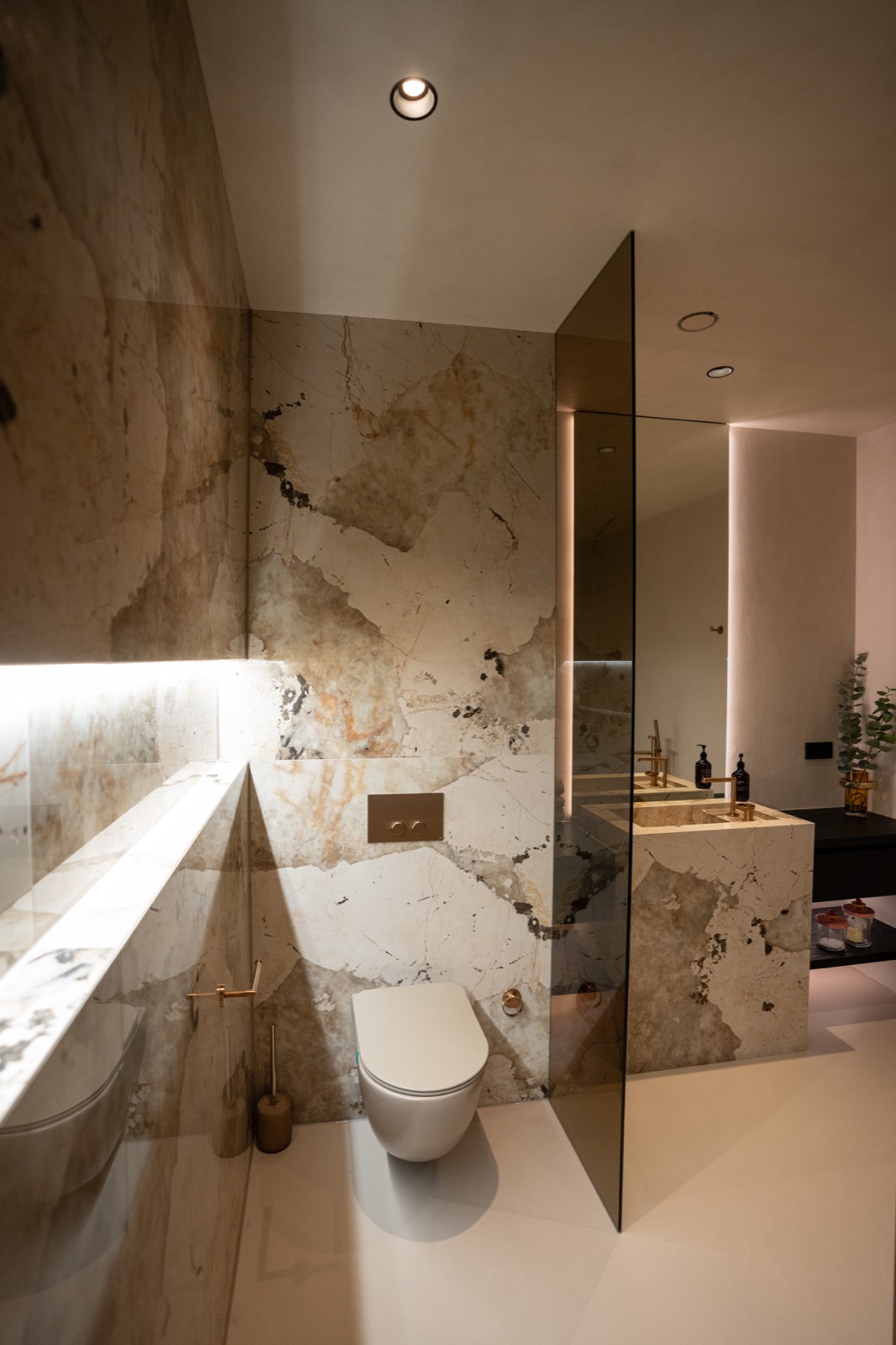 badkamer design met toilet