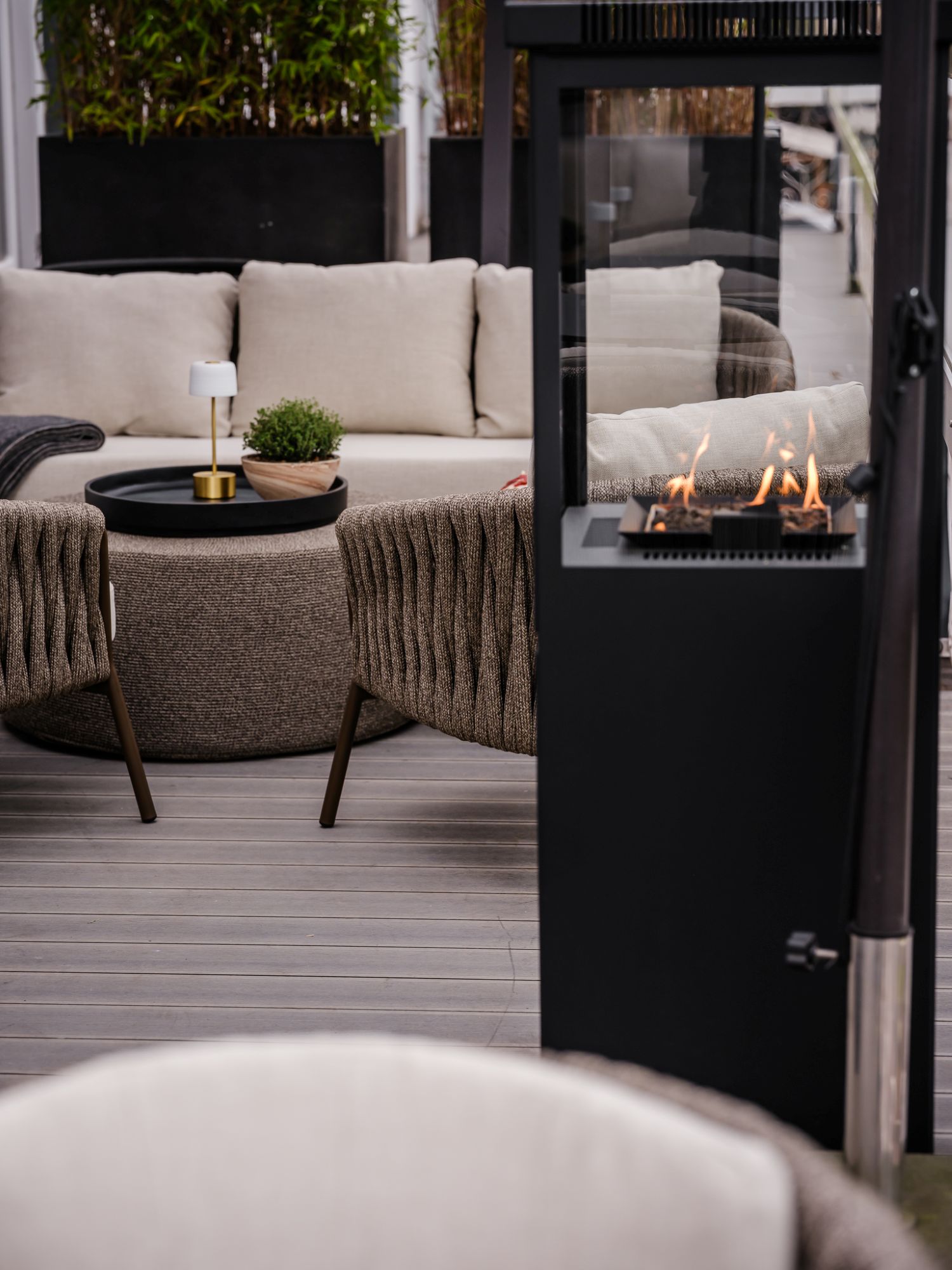 meubels op terras