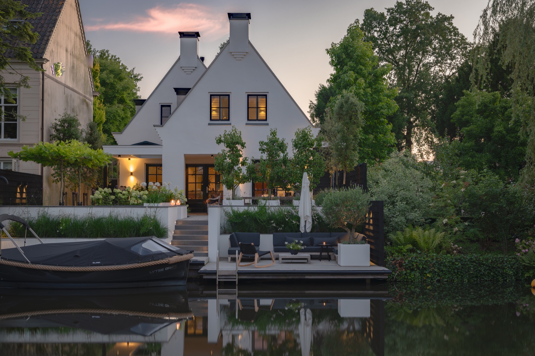 tuin ontwerp aan het water