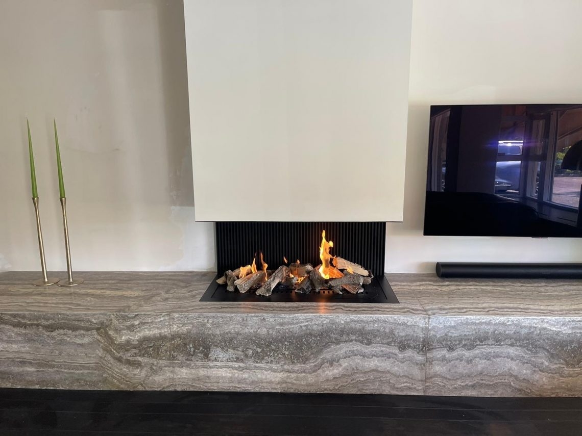 woonkamer met gashaard