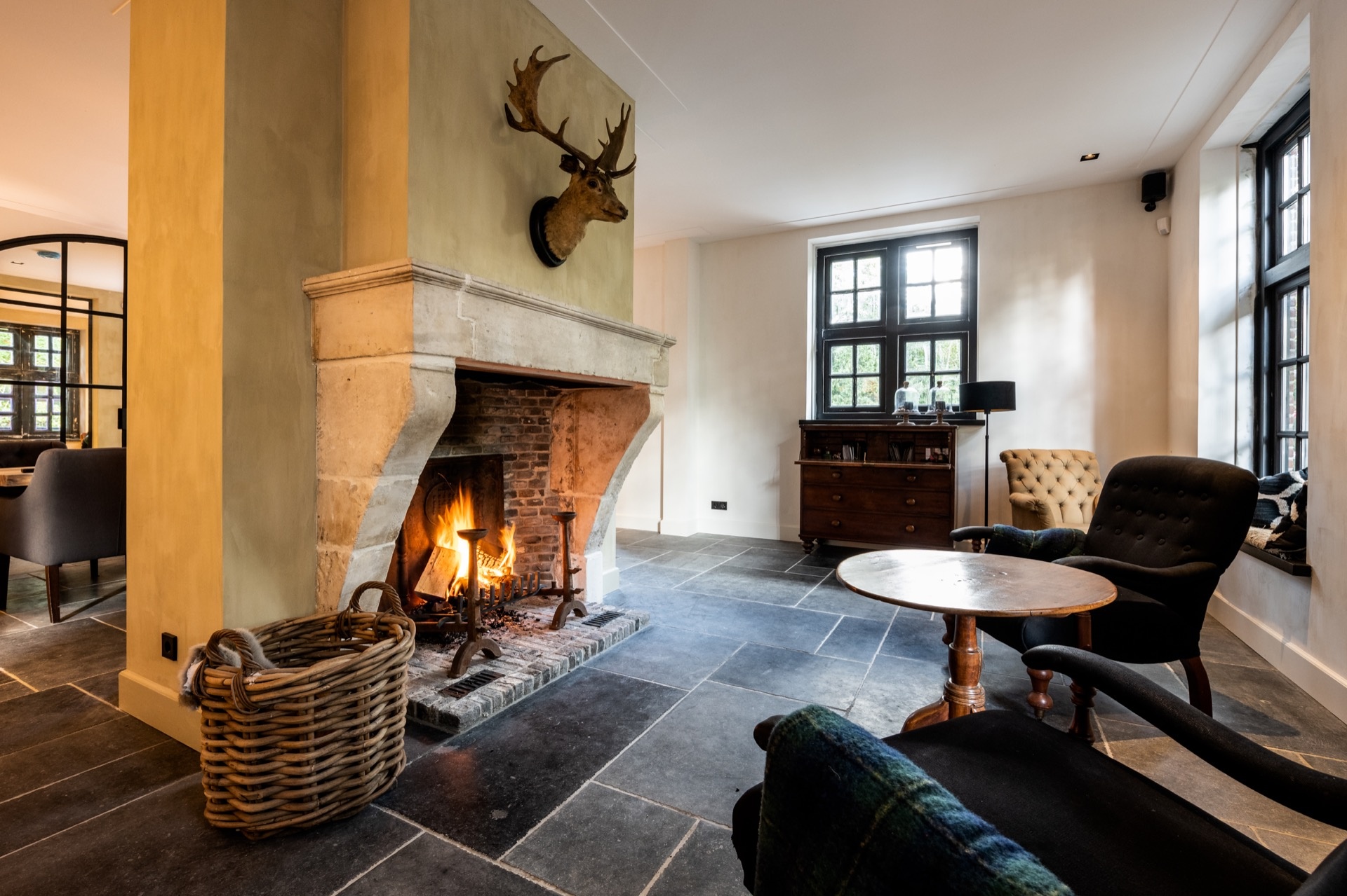 sfeerhaard in woonkamer