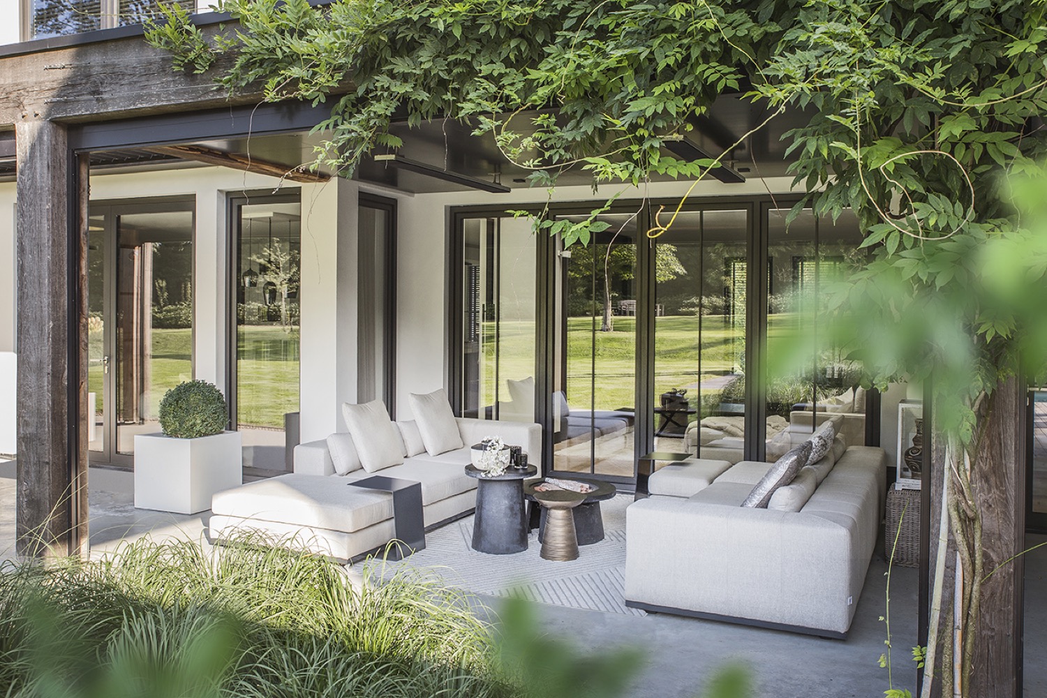 witte tuinset