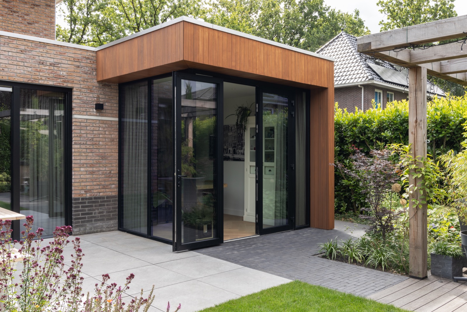 luxe pui in aanbouw