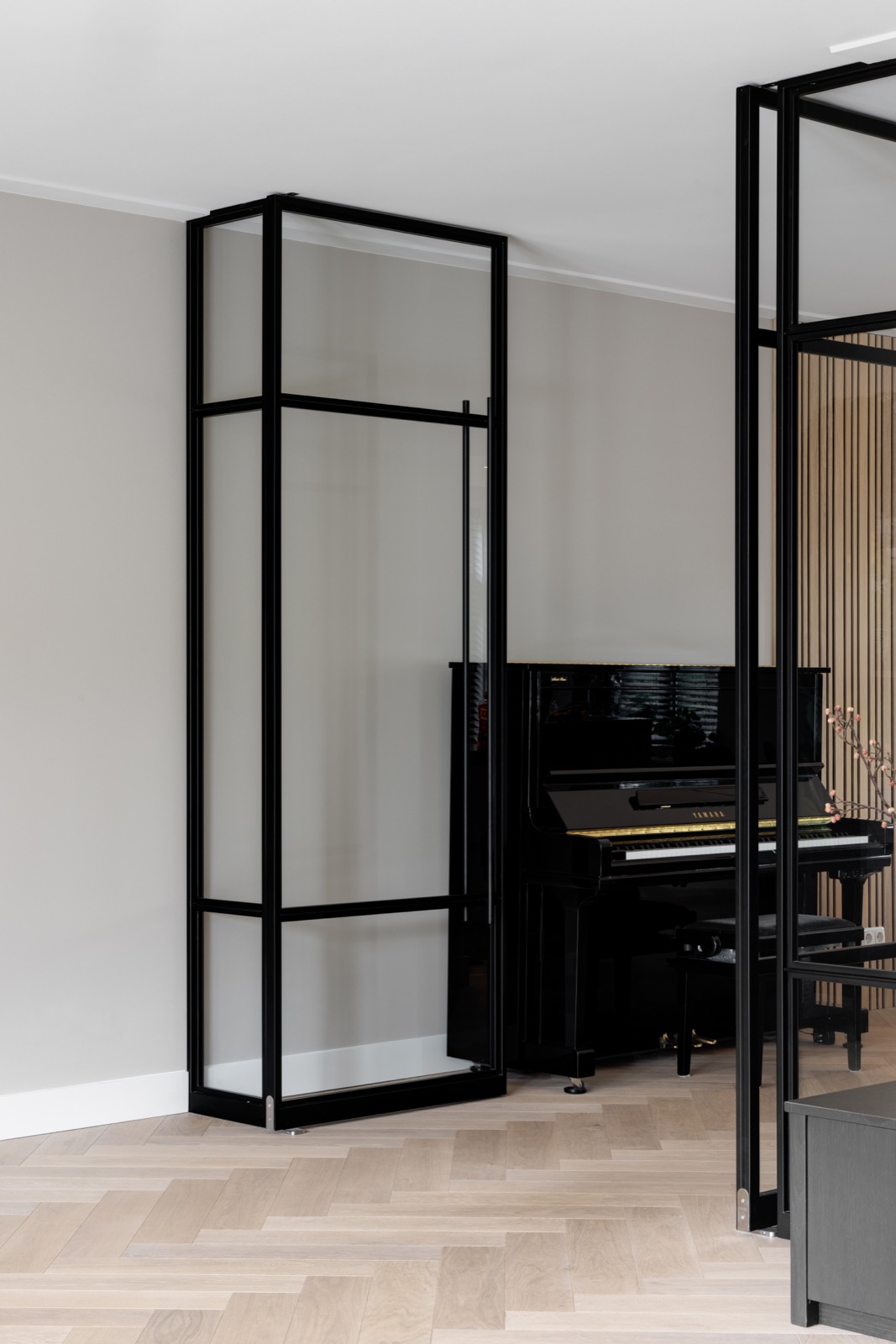 stalen binnendeur met glas
