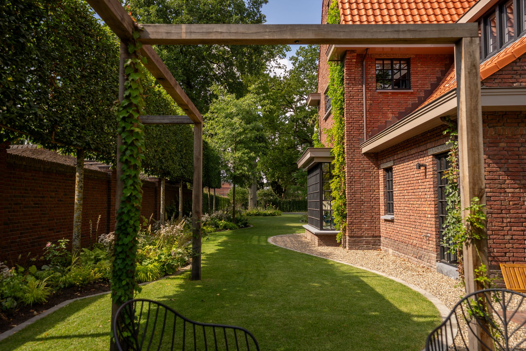 pergola in villatuin