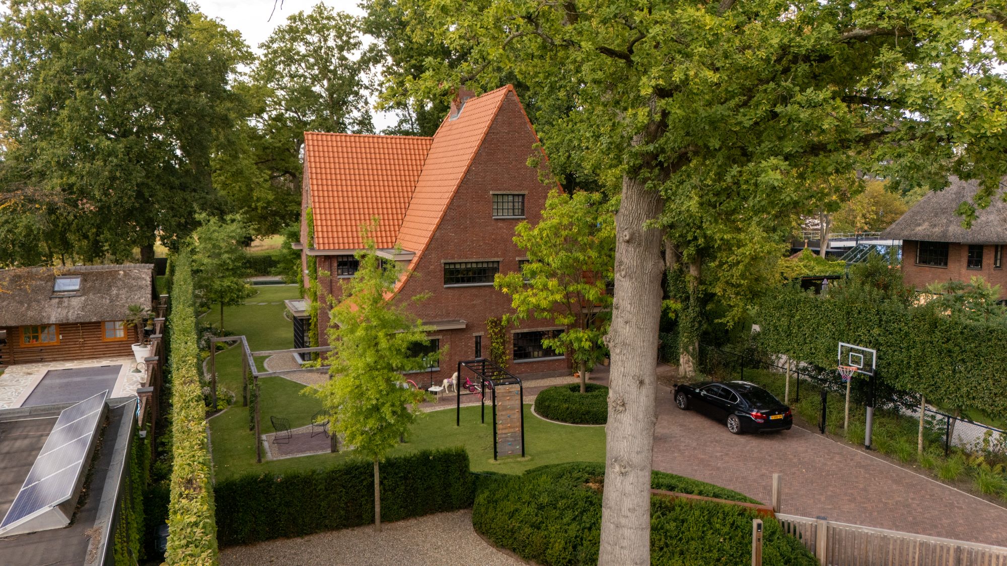 luxe tuin van boven