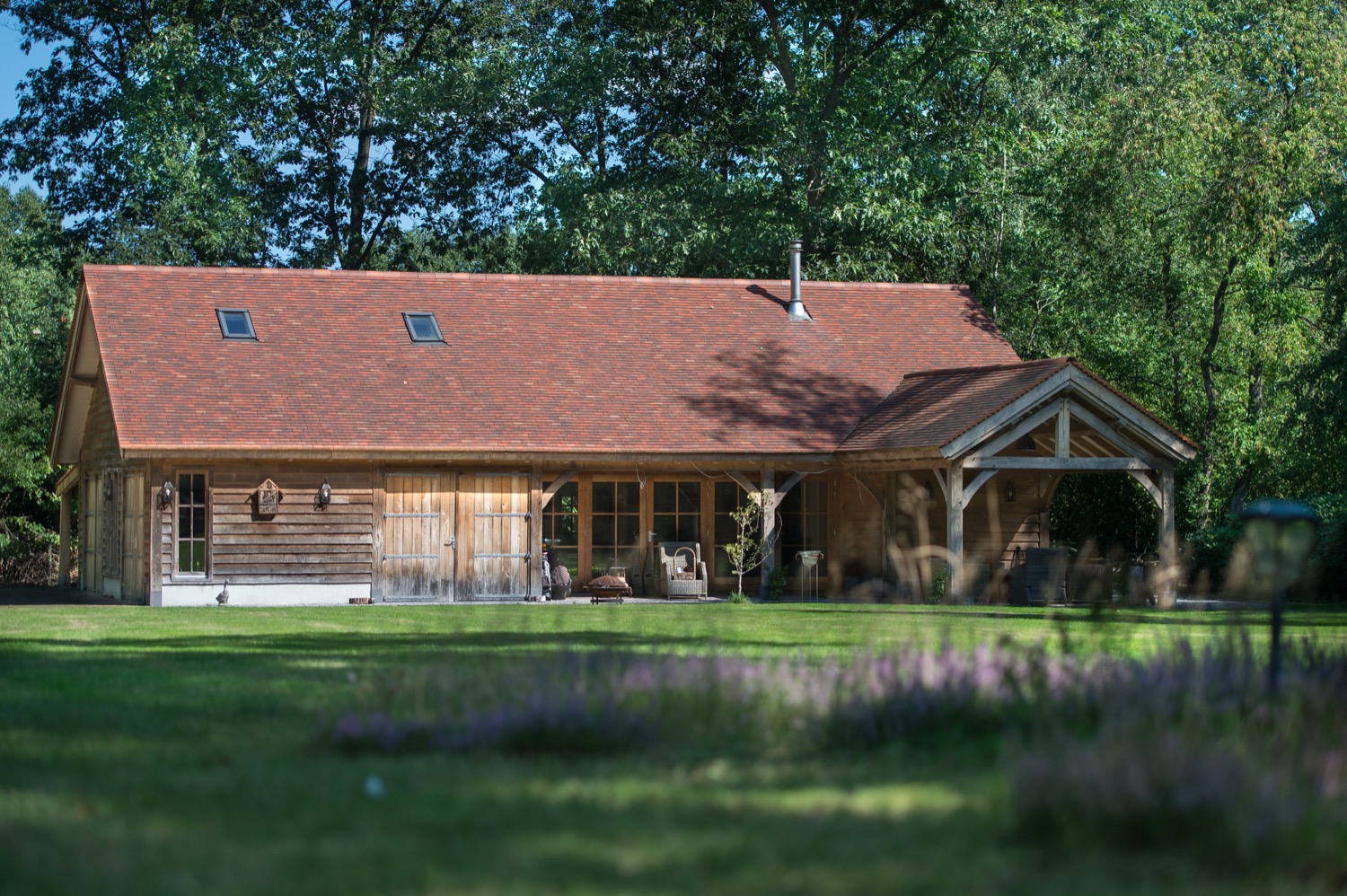 exclusief houten bijgebouw