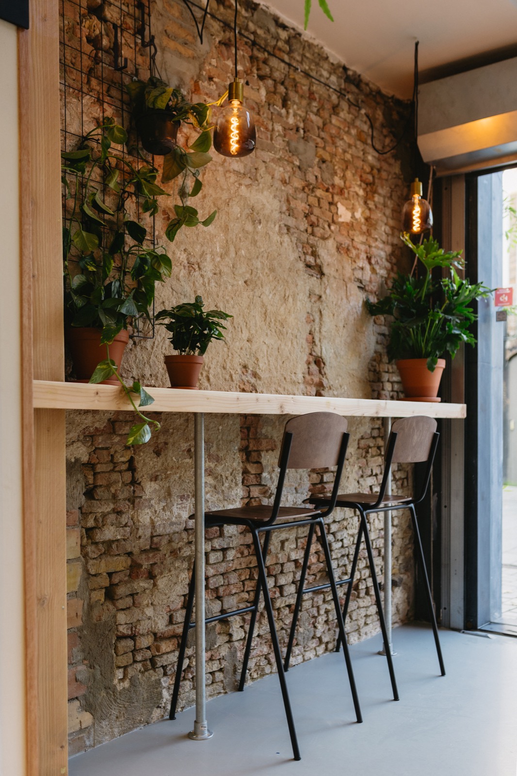 restaurant interieur met design gietvloer