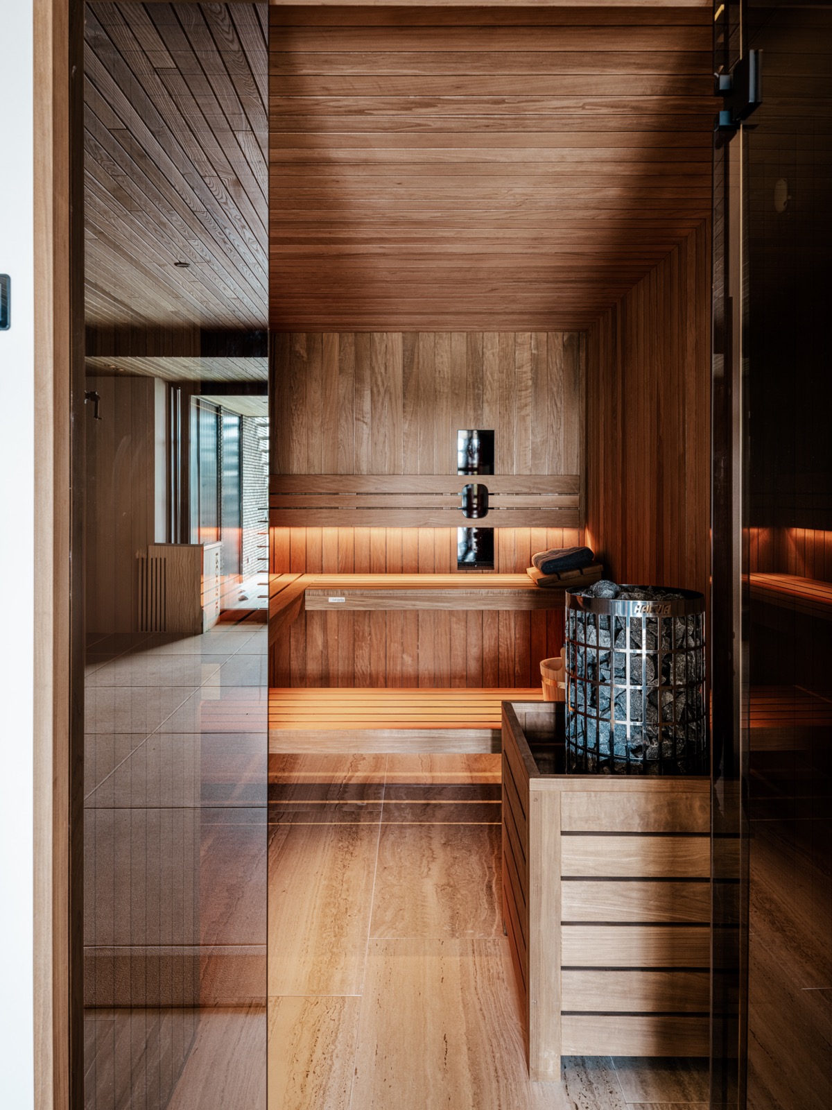 luxe sauna