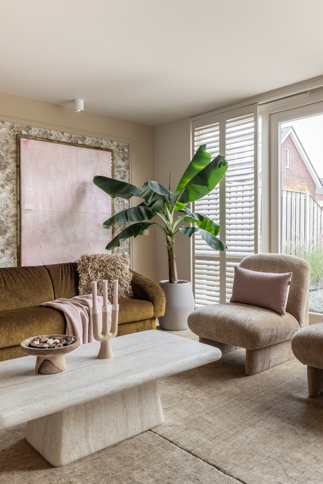 high-end shutters in woonkamer