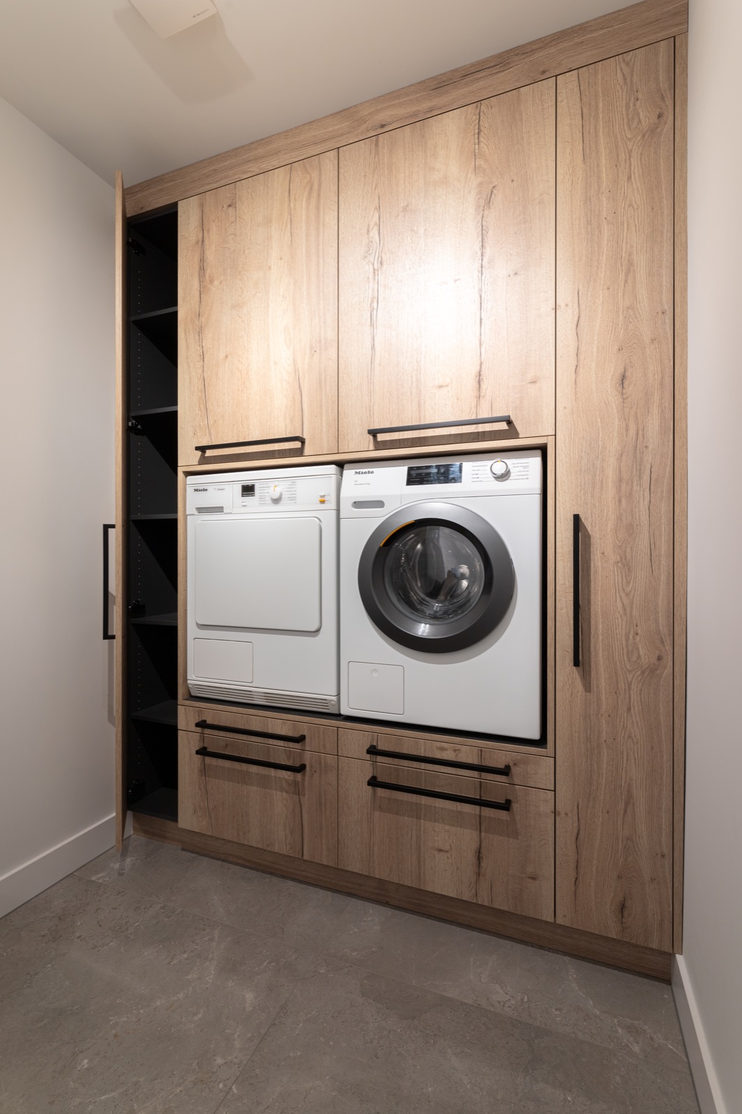 kast op maat voor wasmachine