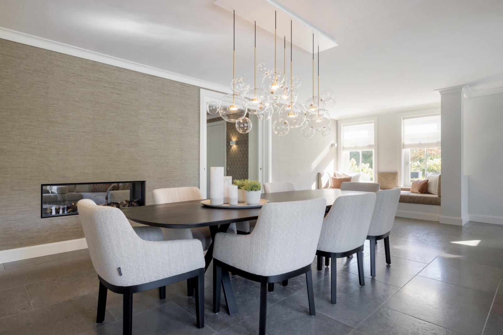 luxe eetkamer inrichting