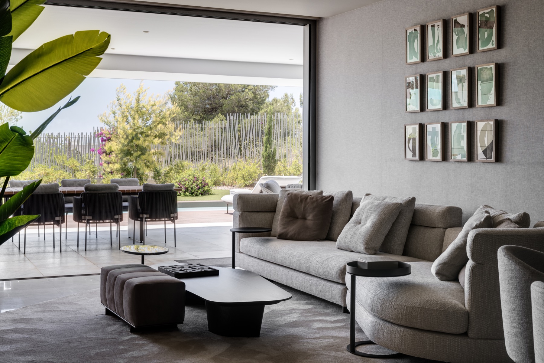 luxe woonkamer inrichting