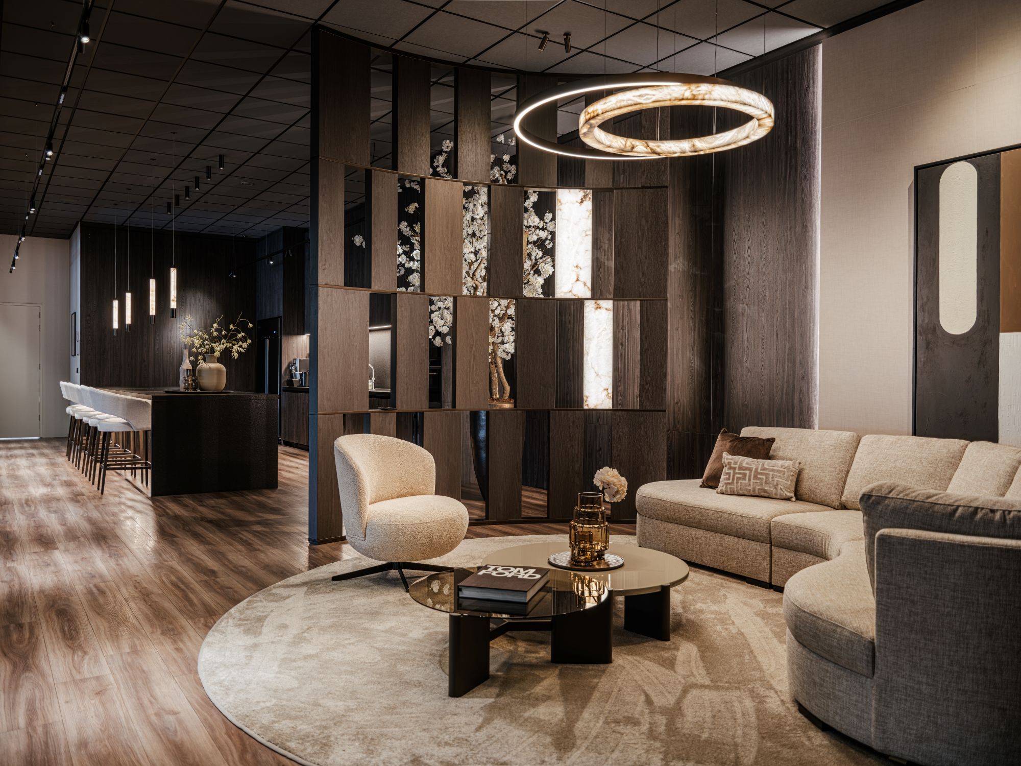 luxe verlichting zithoek