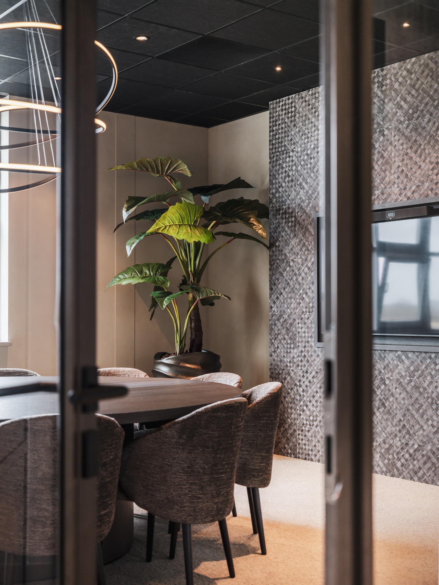 kantoor met exclusief interieur