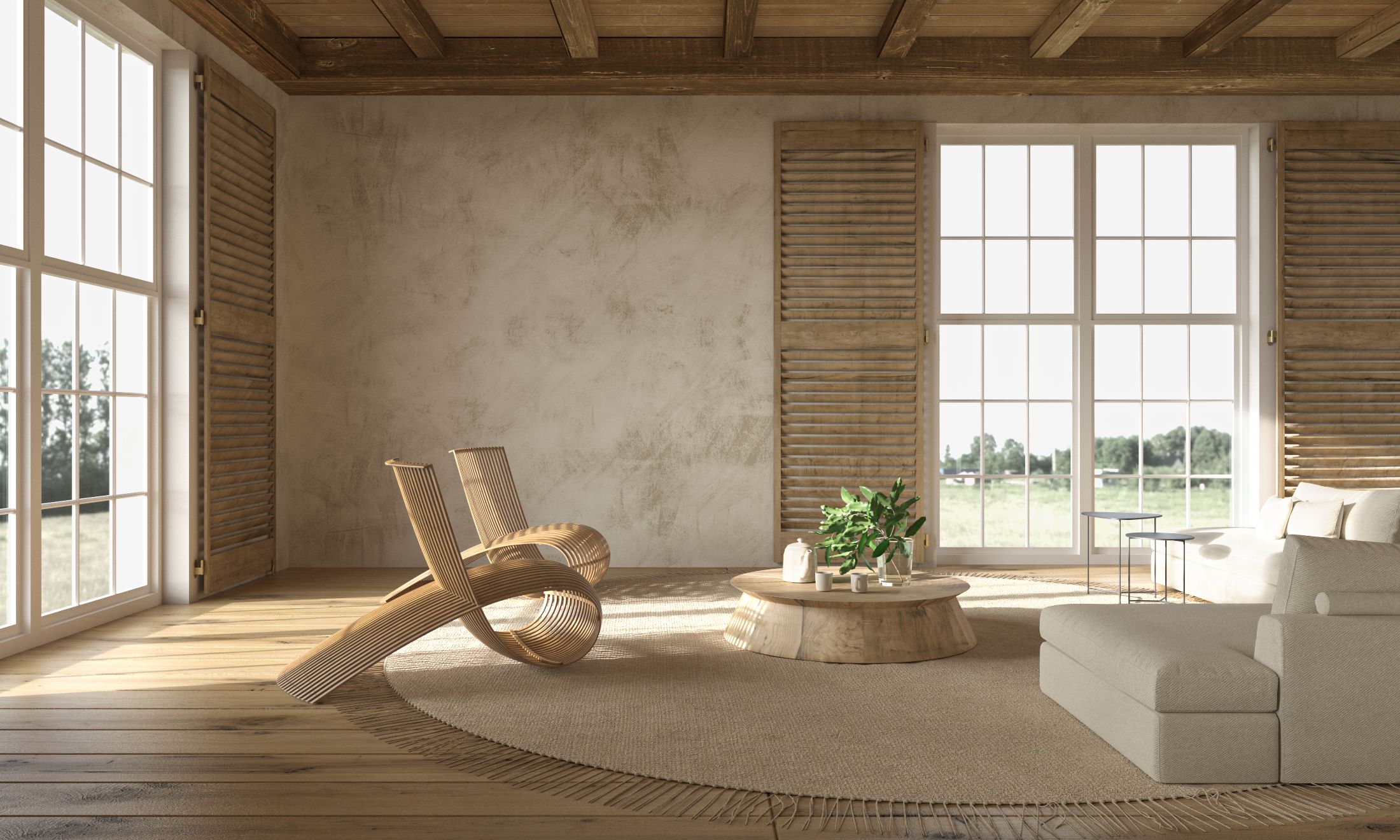 luxe wandafwerking woonkamer