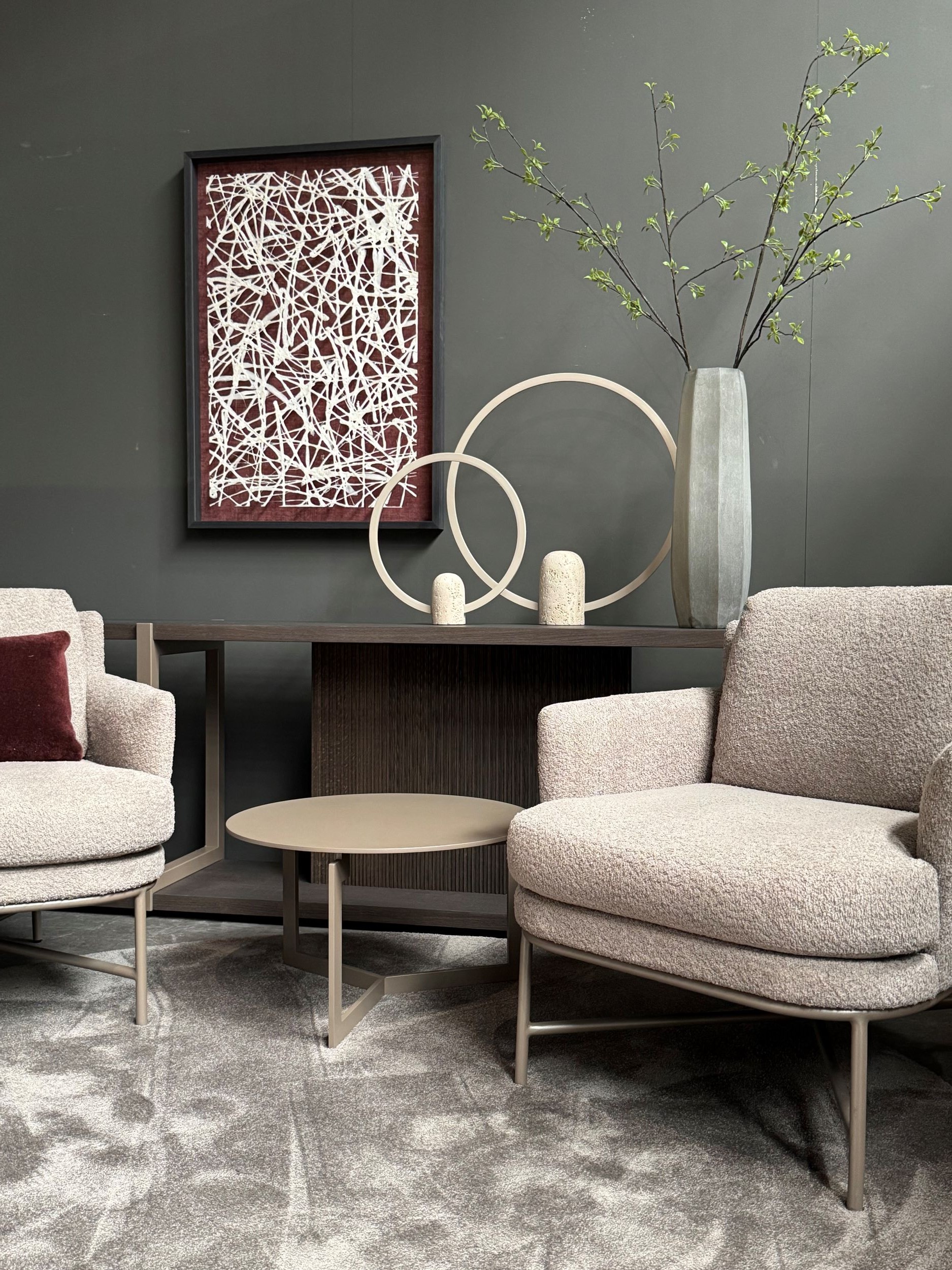 luxe kunst woonkamer