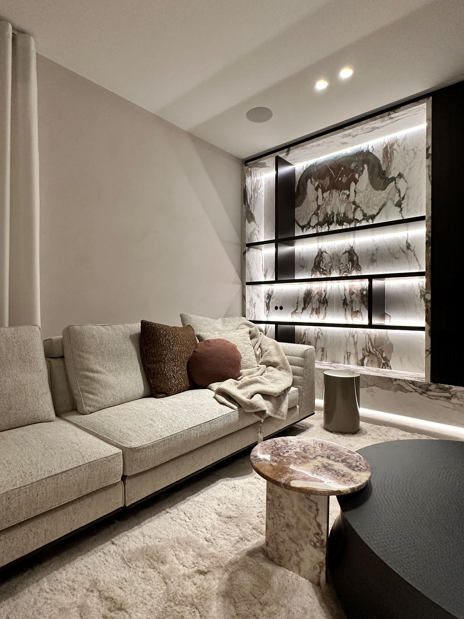 moderne woonkamer inrichting