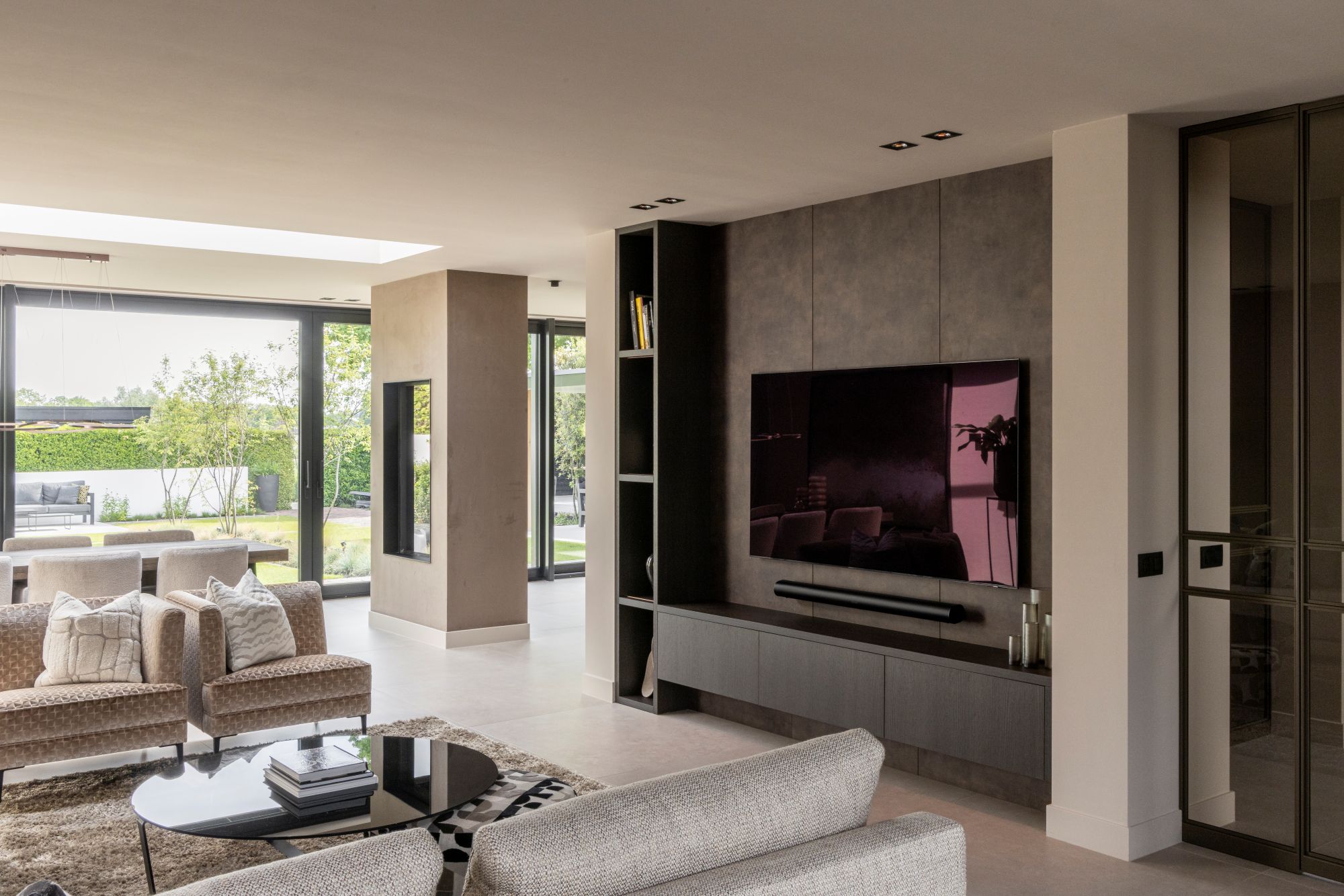 woonkamer met domotica