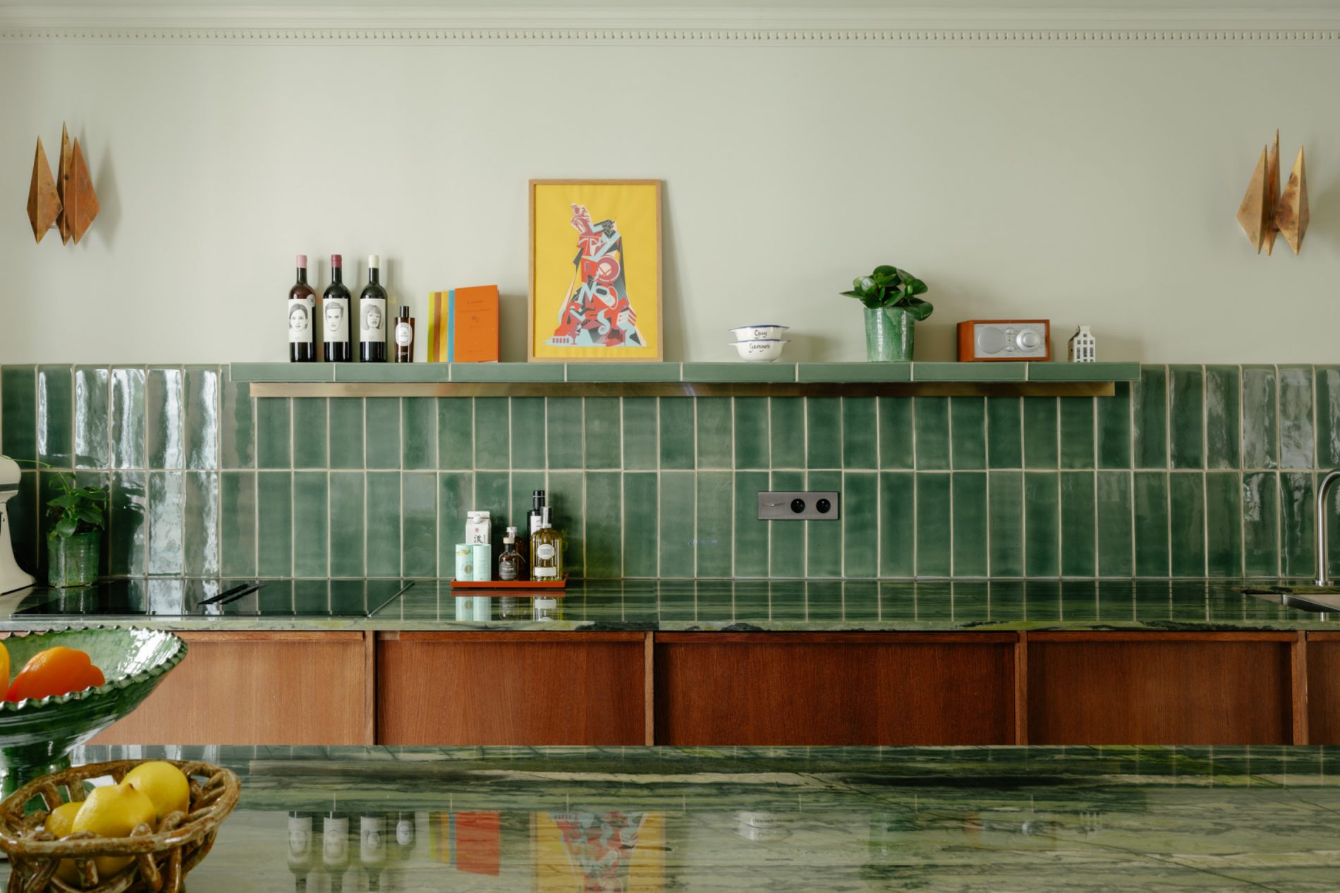 keuken met design tegels