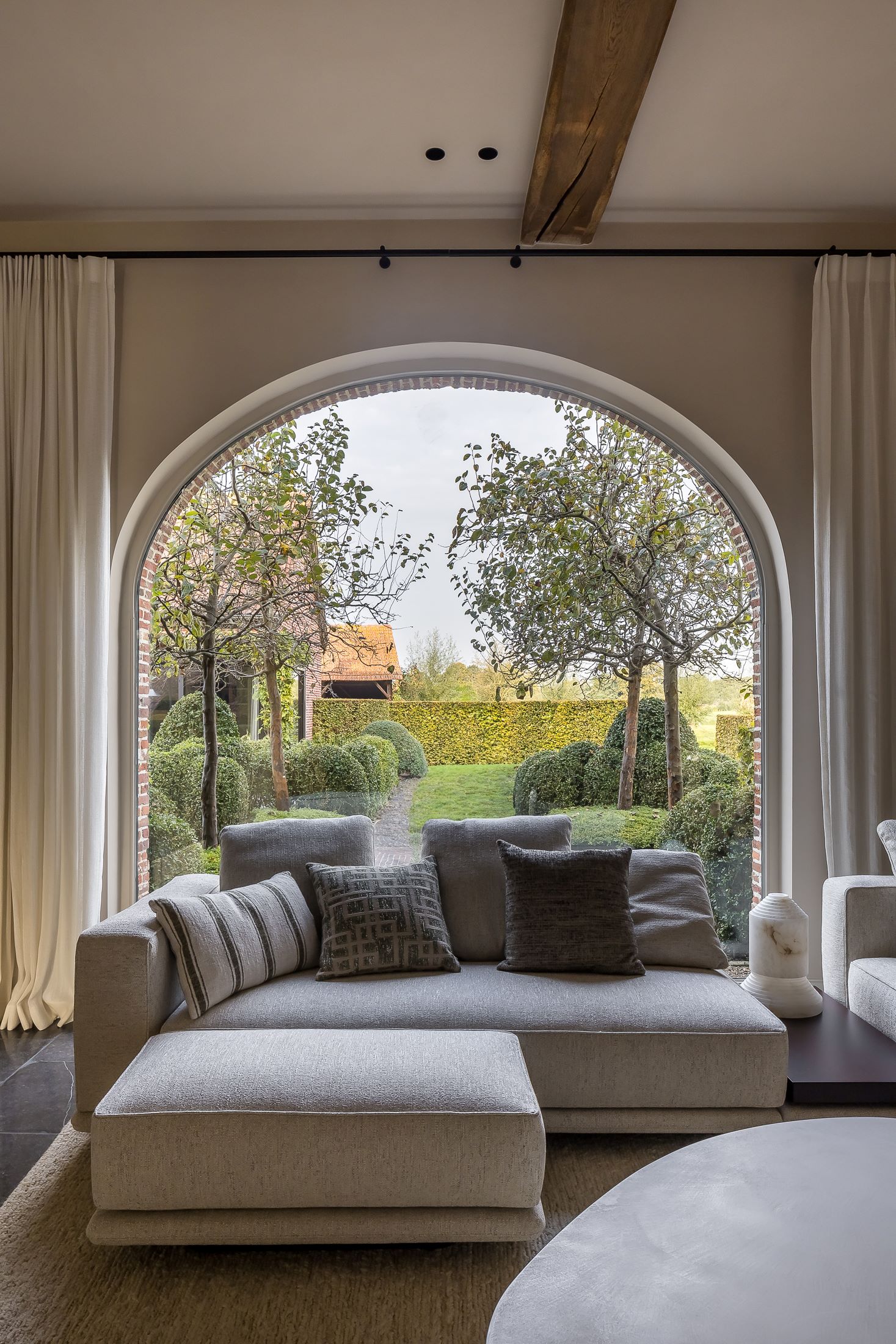 luxe wandafwerking woonkamer