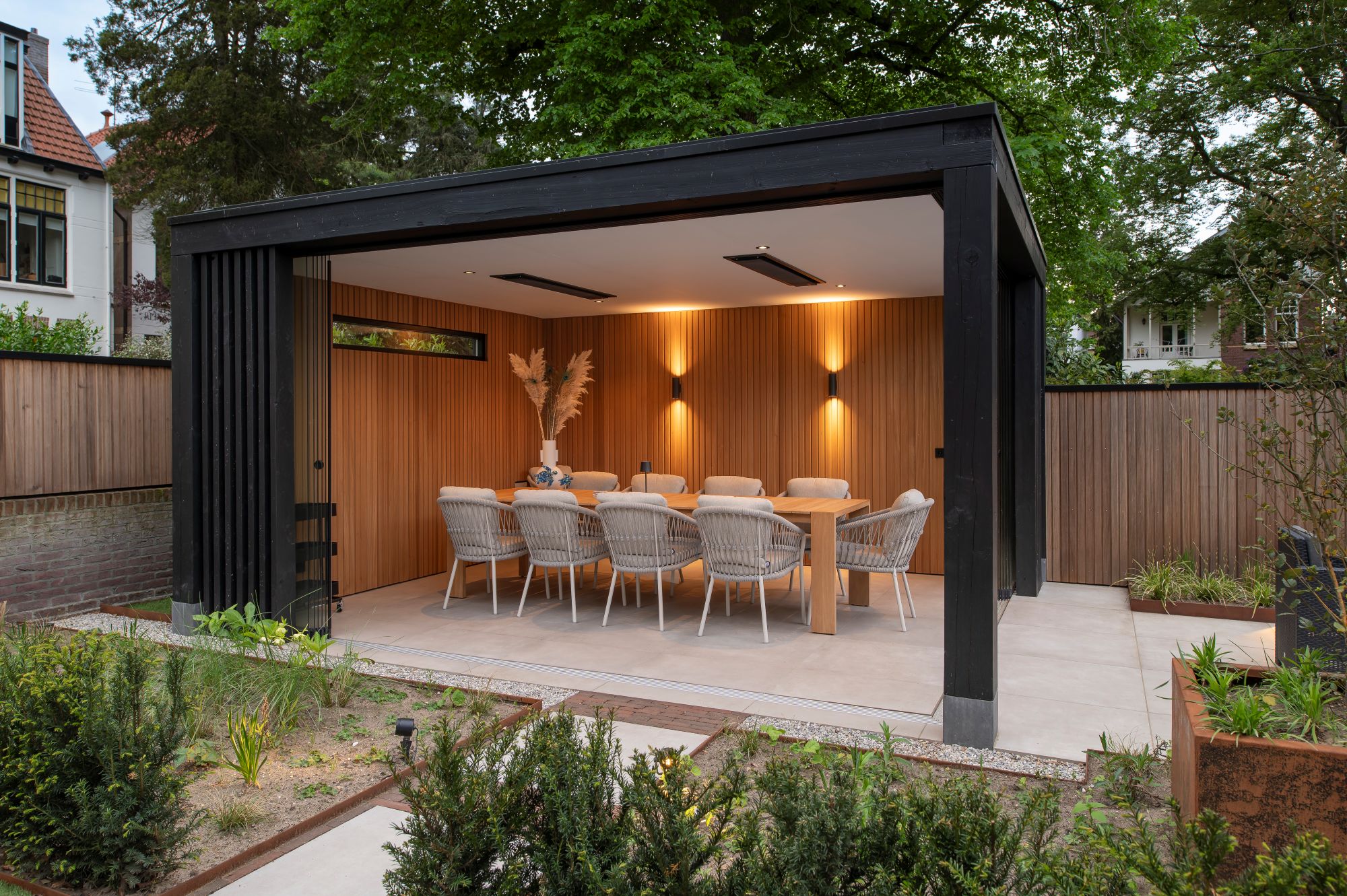 overkapping in tuin