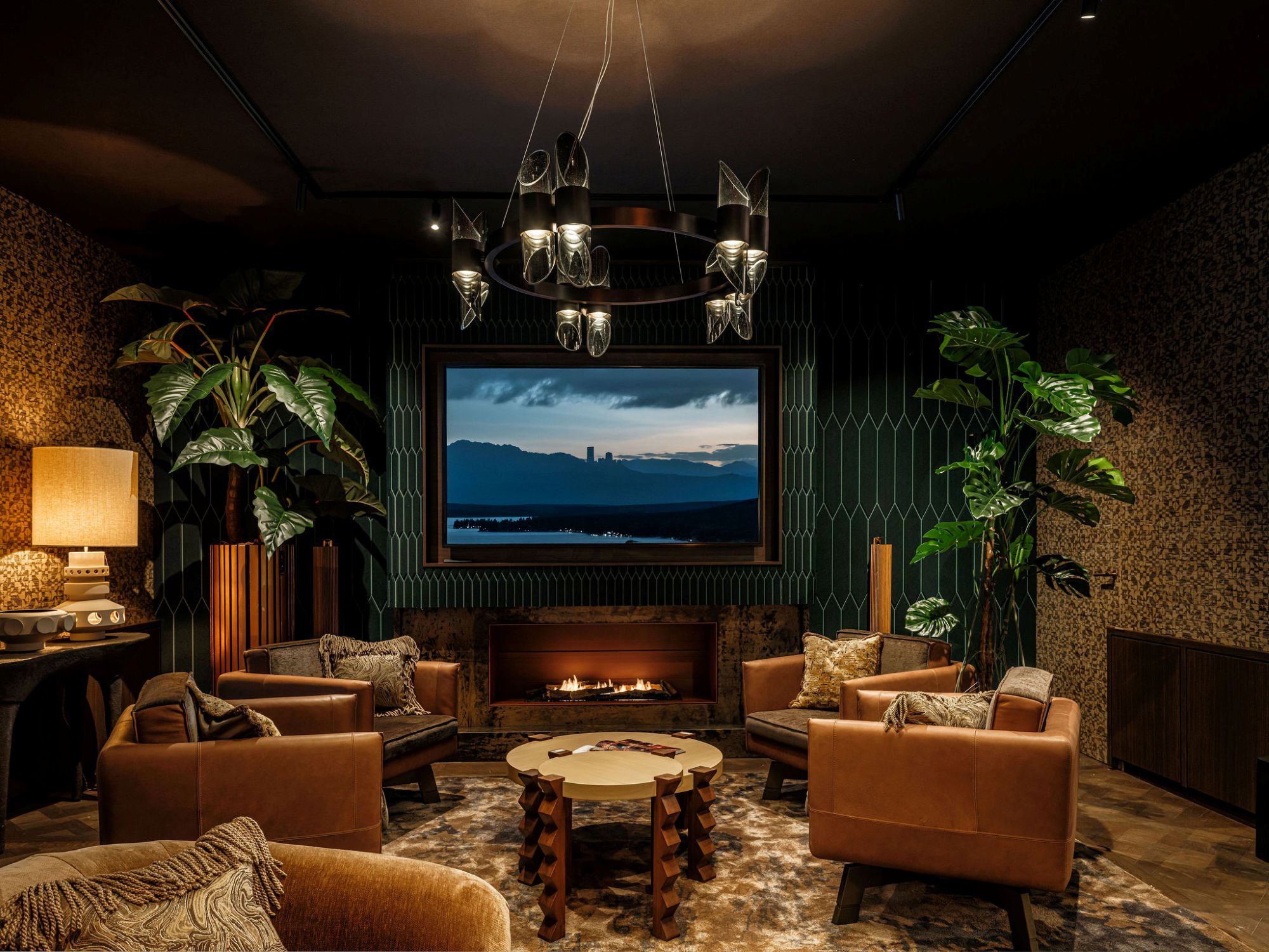 luxe woonkamer interieur