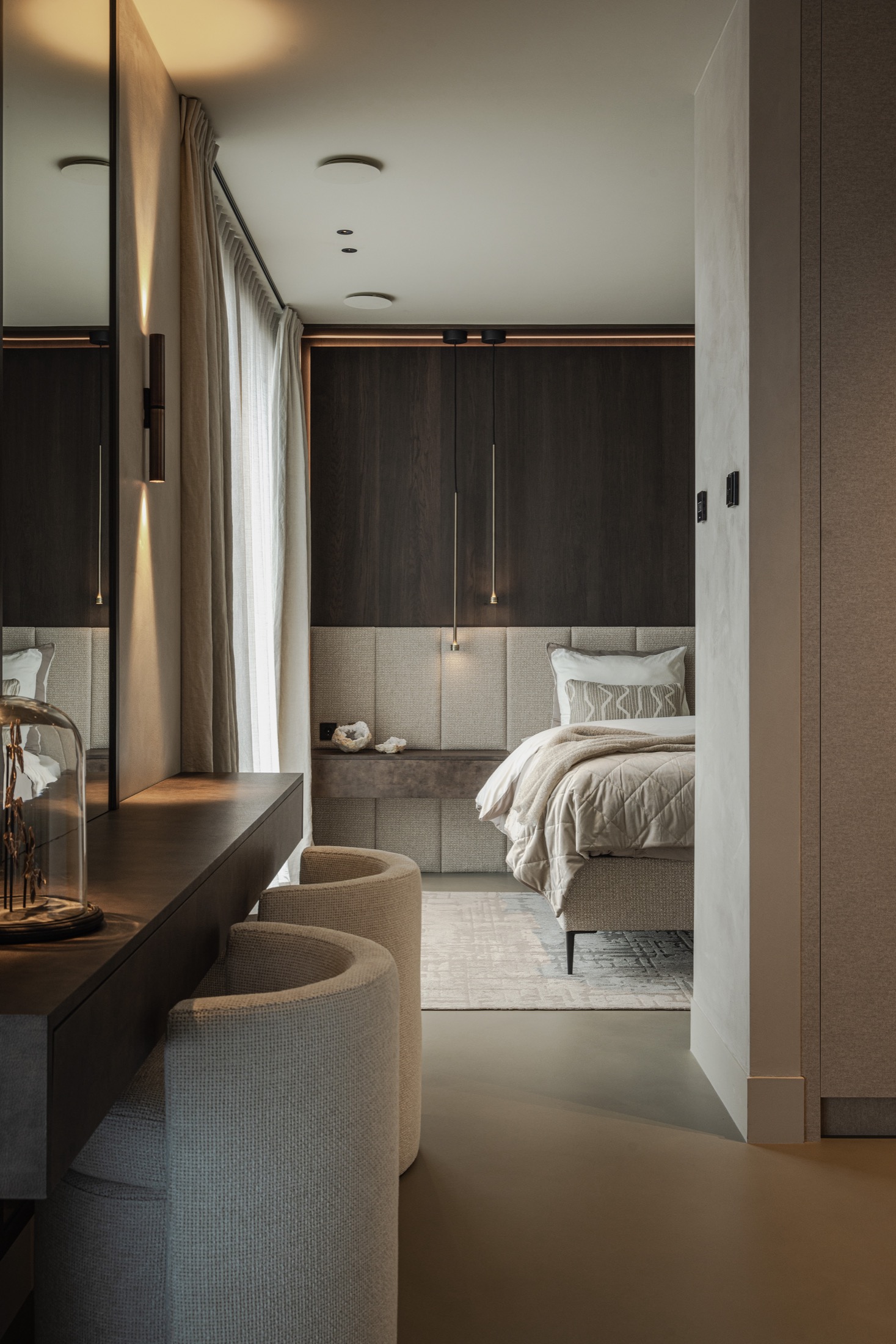 luxe slaapkamer inrichting