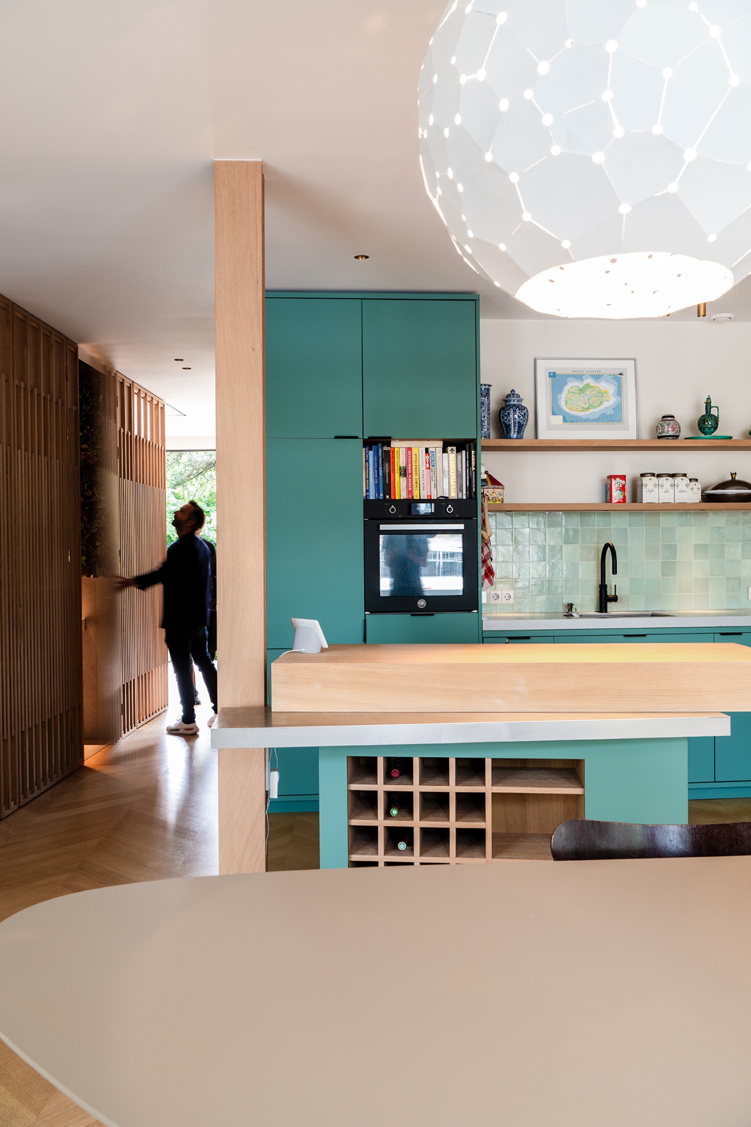kleurrijke moderne keuken
