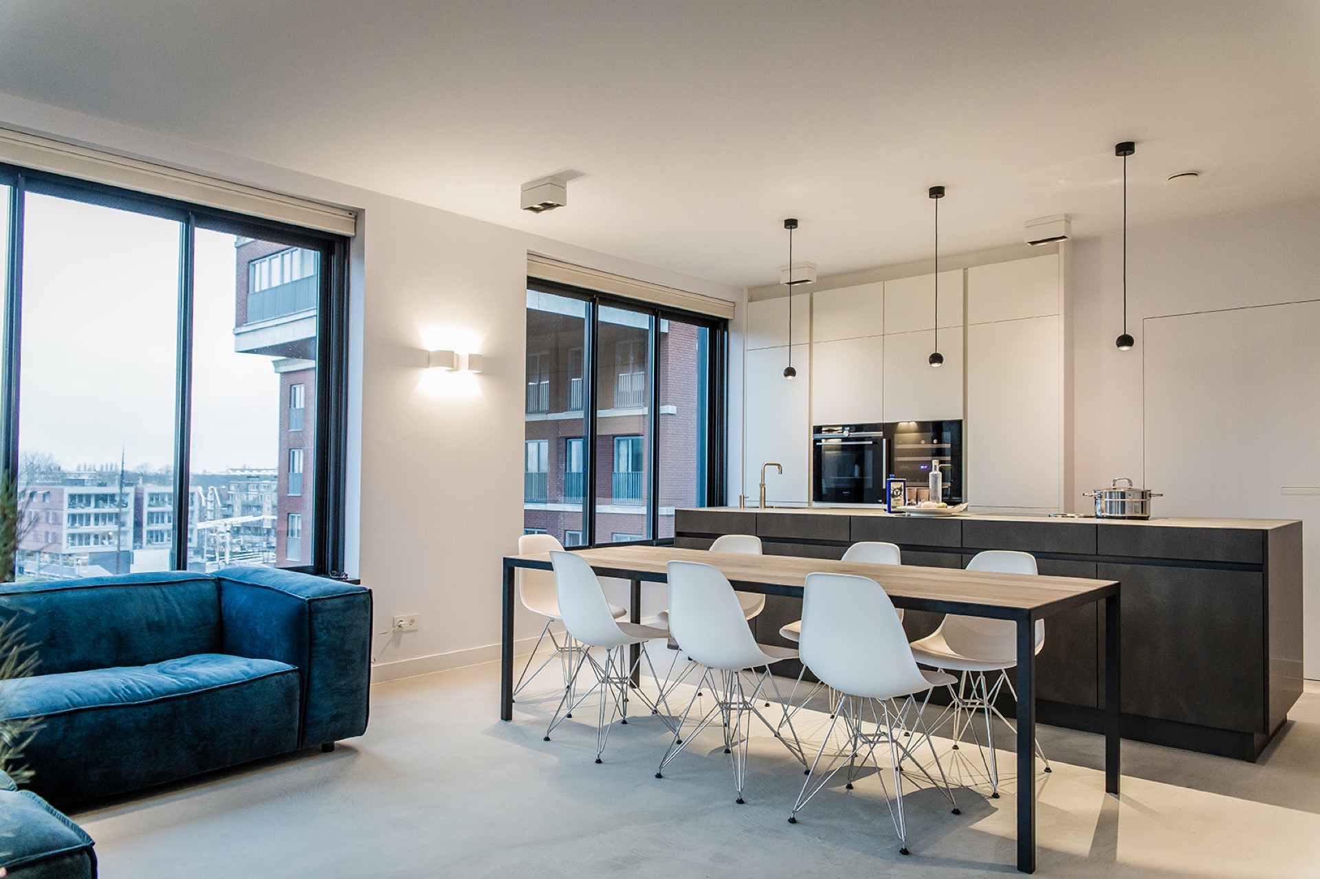 interieur met luxe verlichting