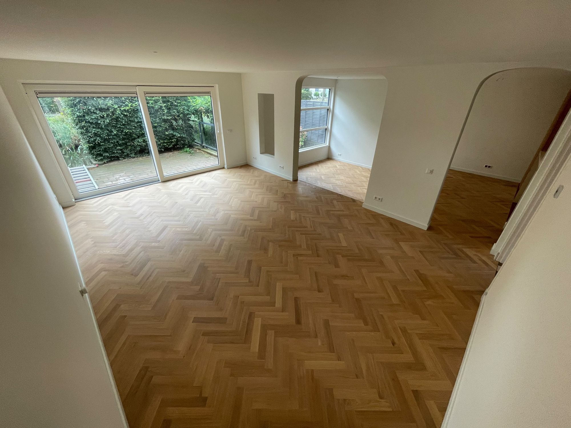 houten visgraat vloer