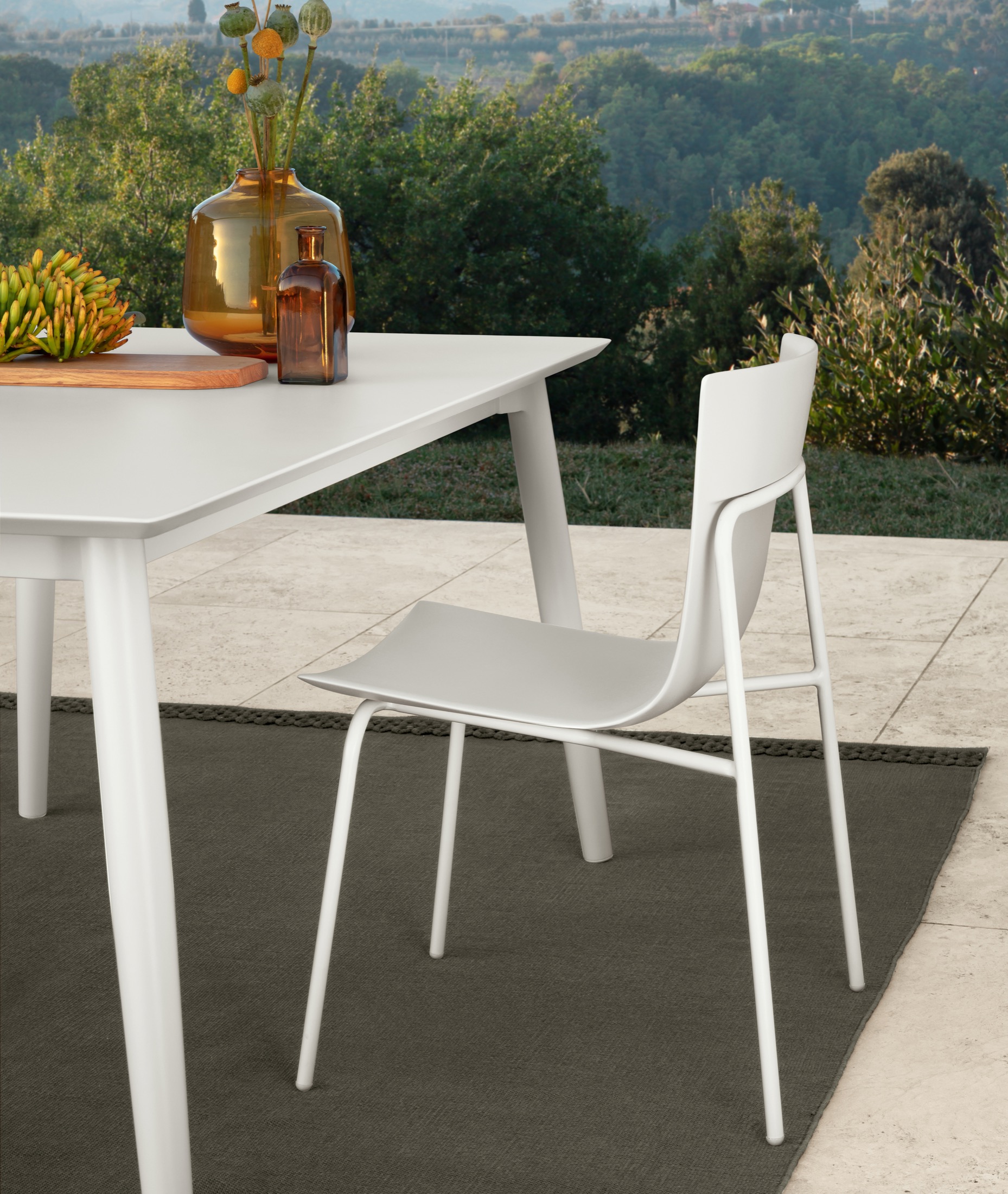 design buitentafel met stoelen