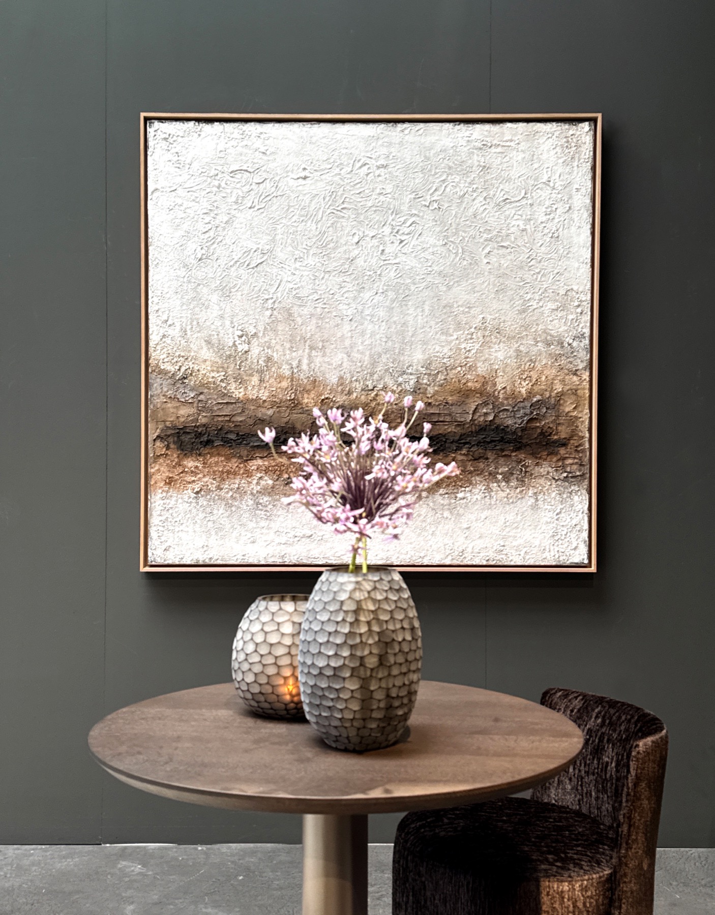 wand met luxe schilderij