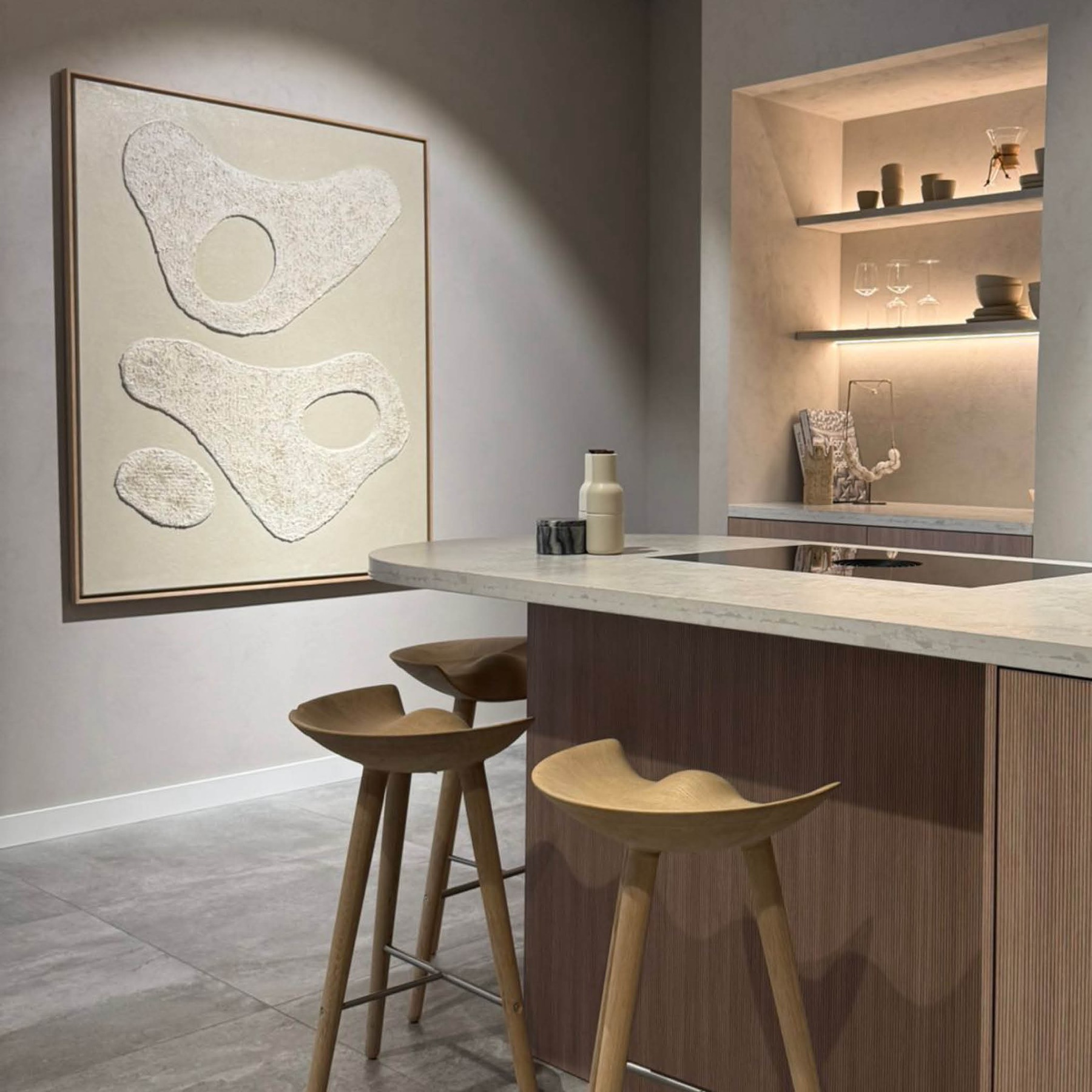 luxe kunst in keuken