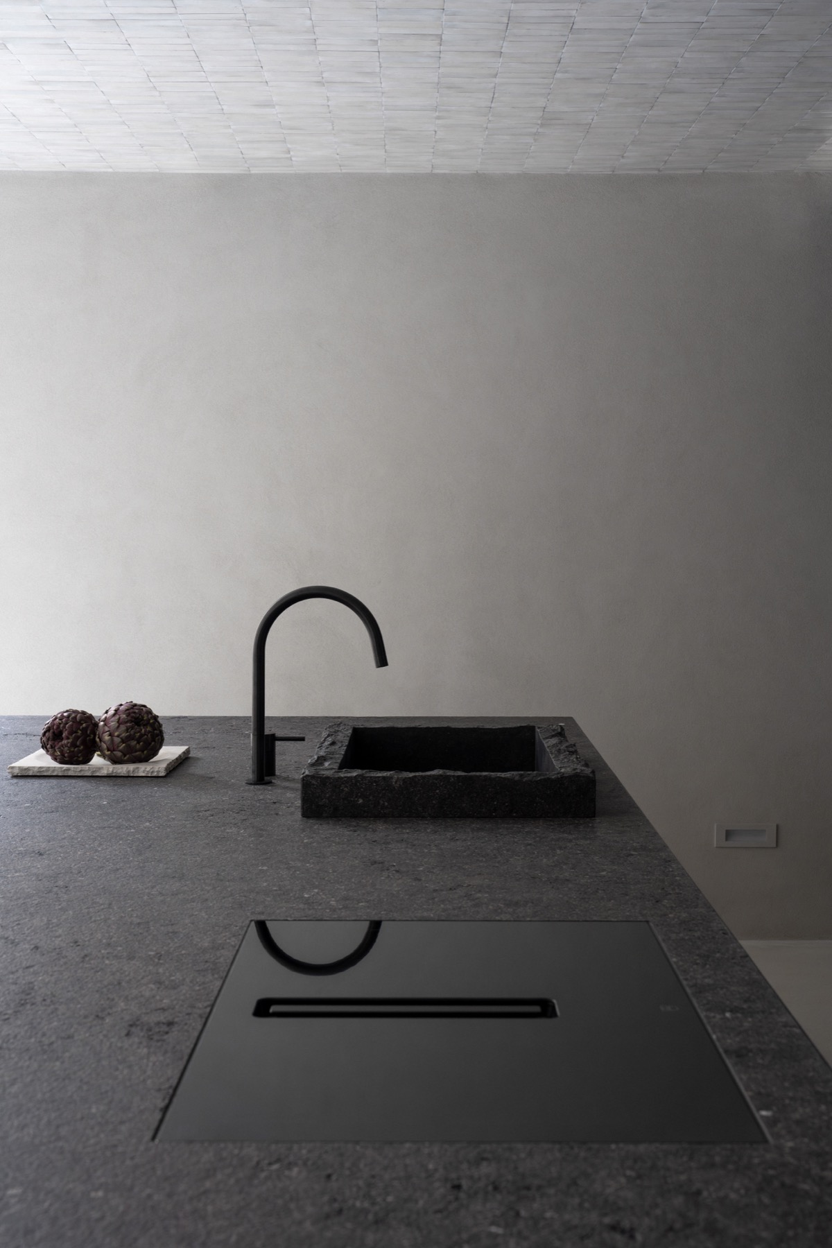 keuken met design kookplaat