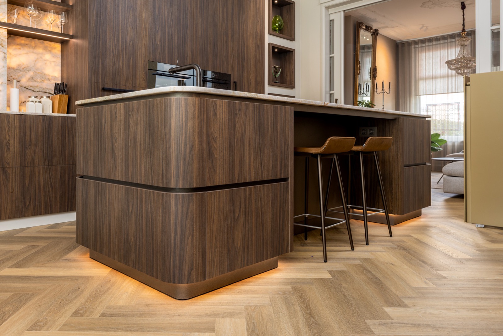 keuken met luxe kookeiland