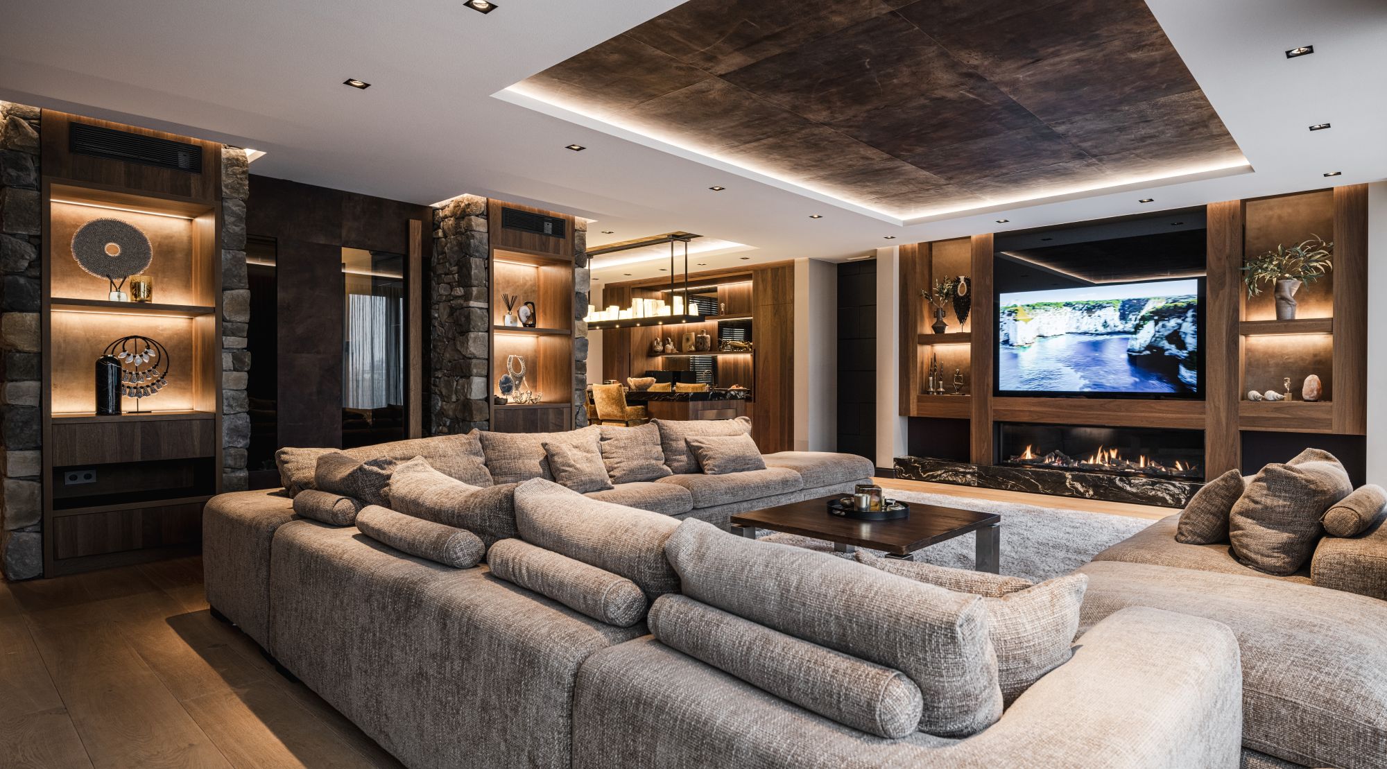 luxe open leefruimte