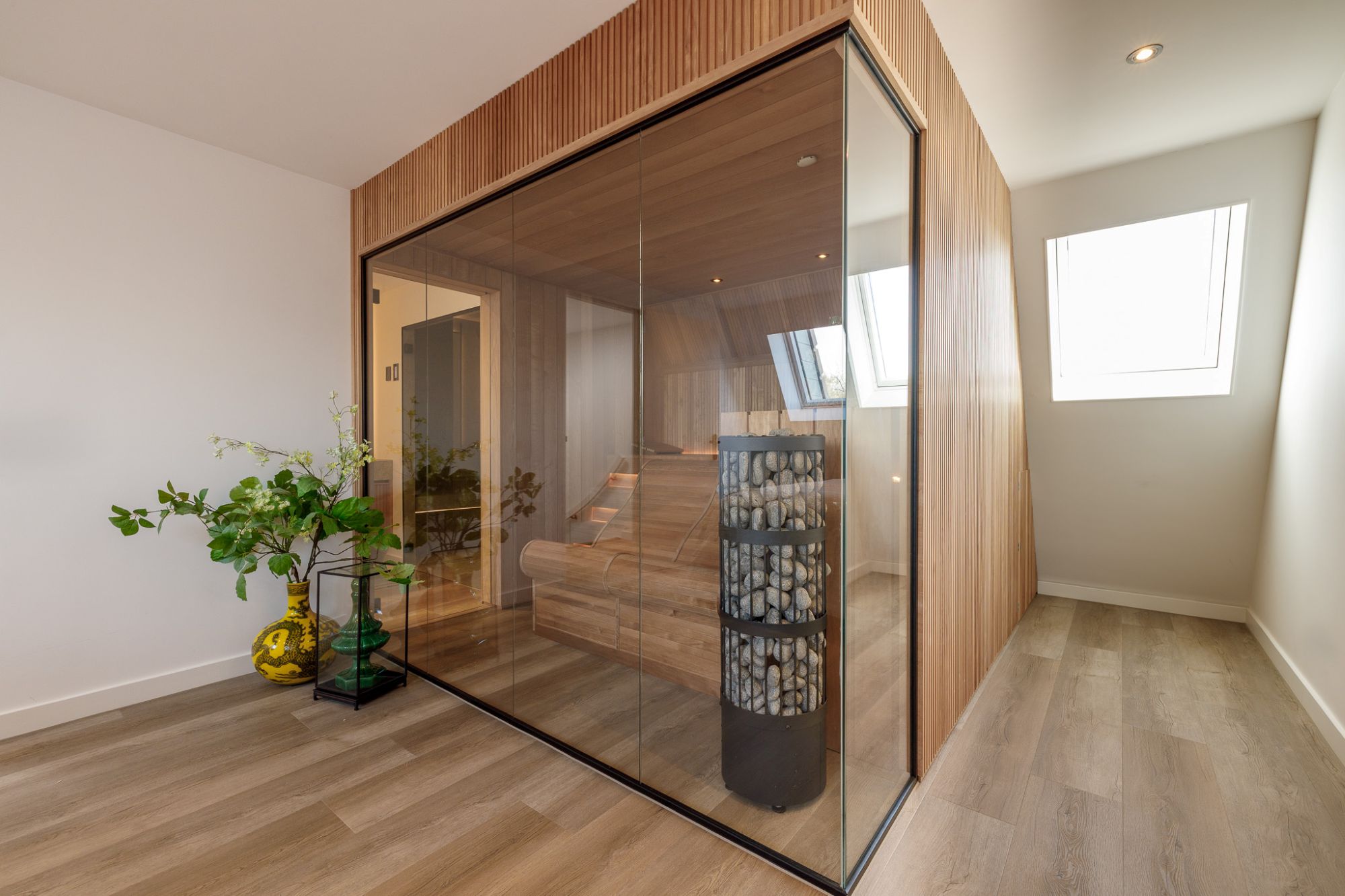 luxe sauna