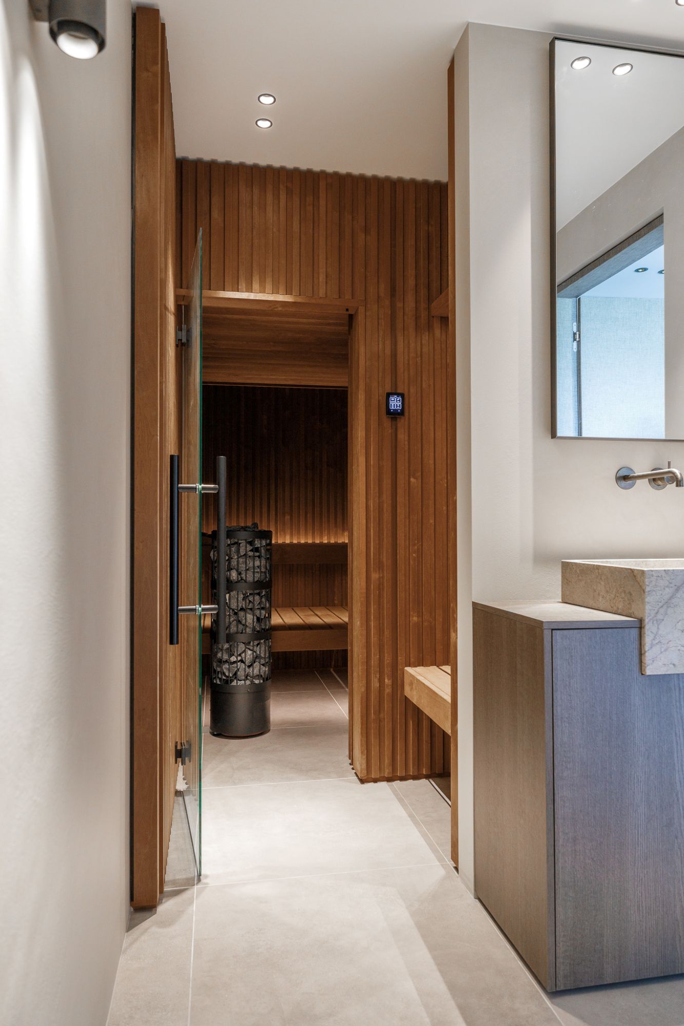 luxe sauna