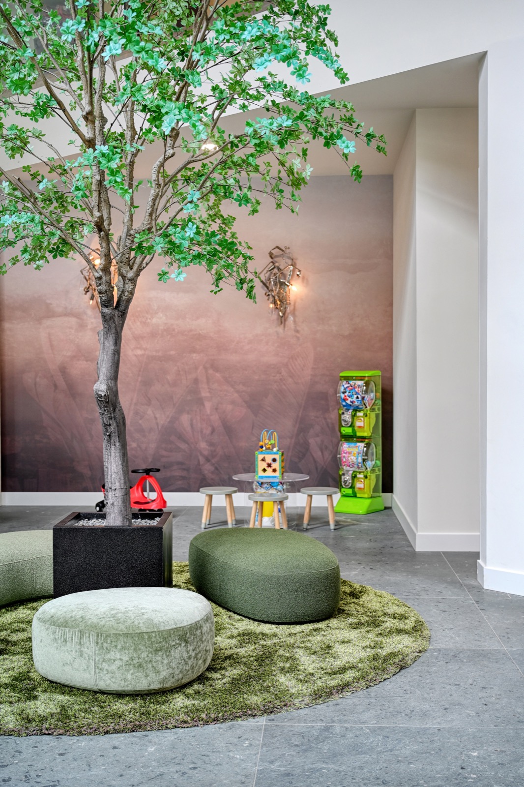 speelhoek met luxe interieur