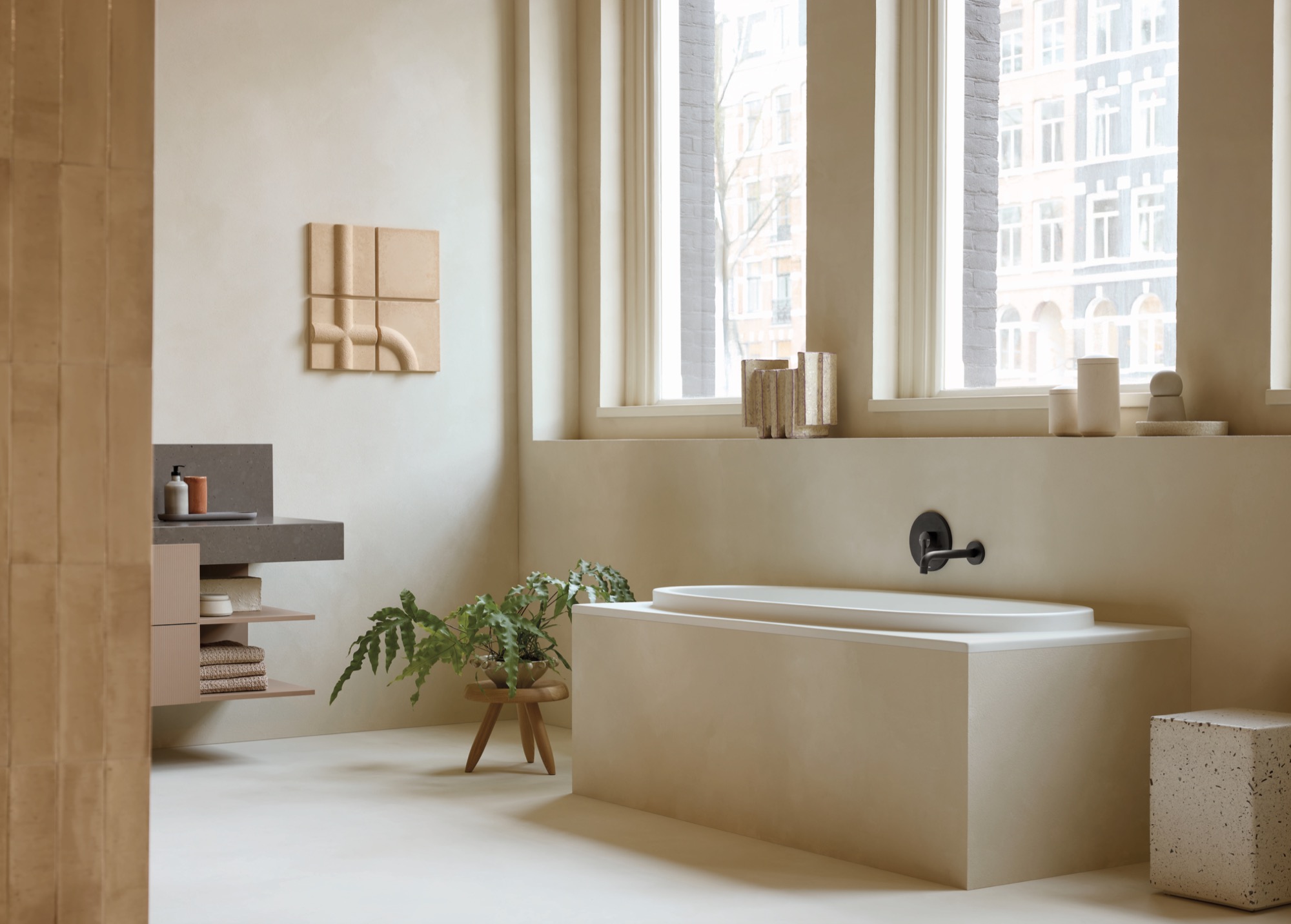 badkamer met design bad