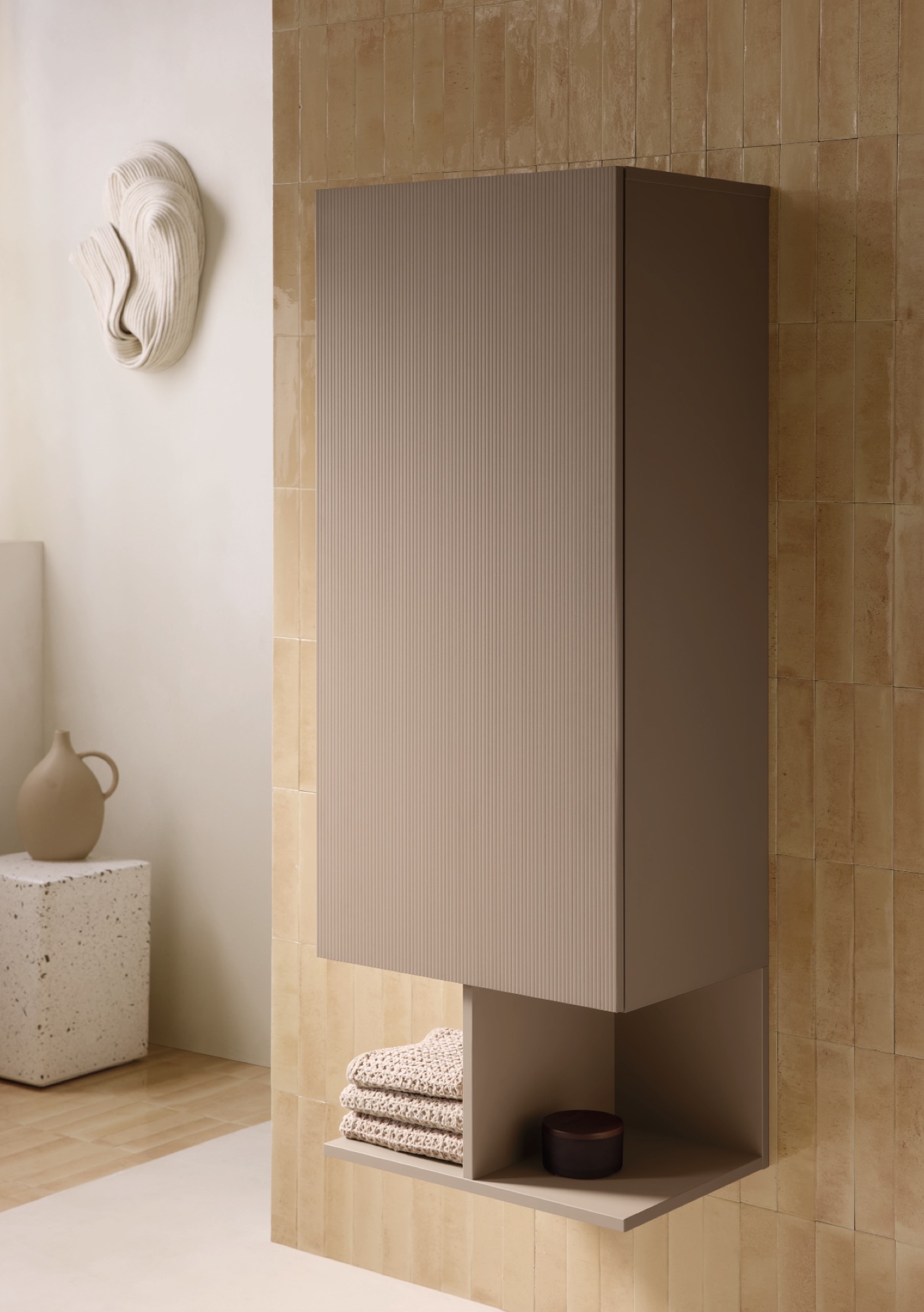 badkamer met maatwerk meubel