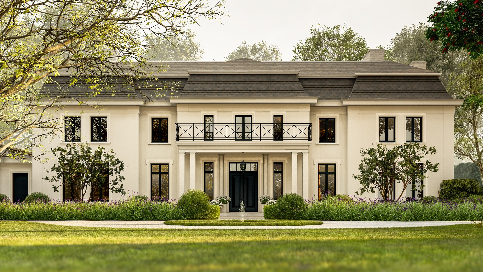 3d ontwerp luxe woning