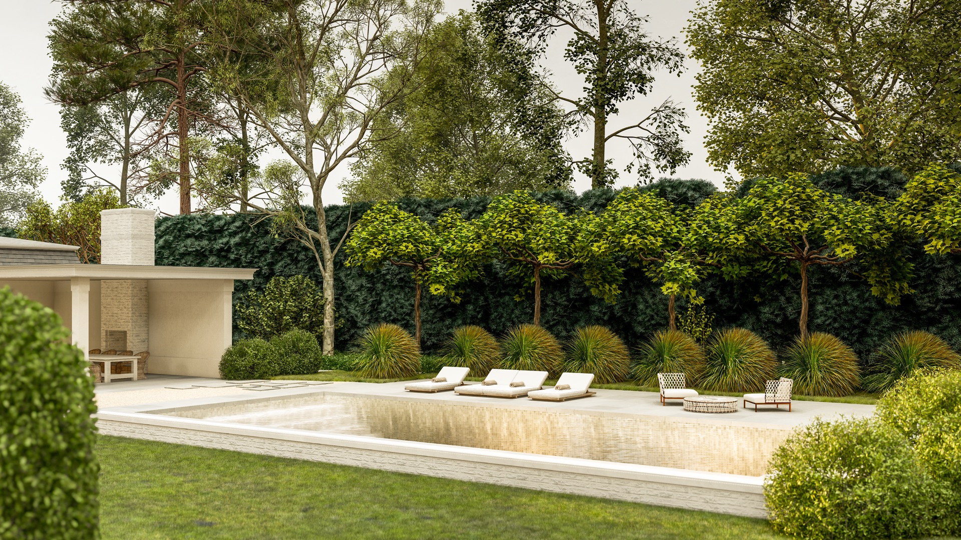 3d visualisatie tuin