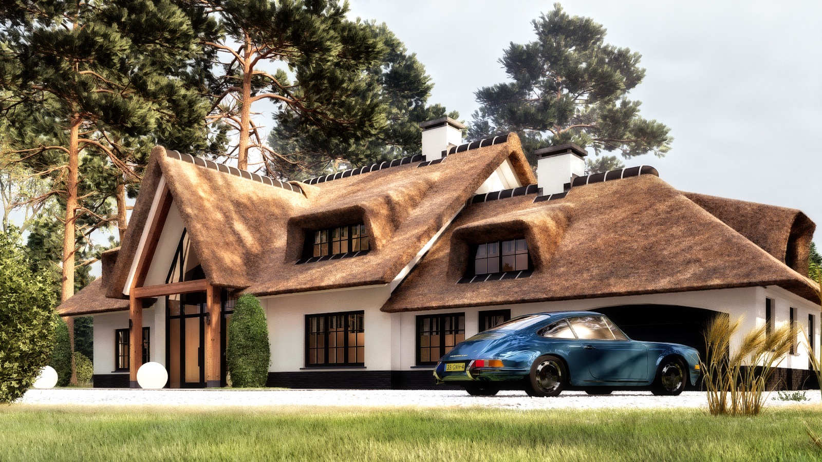 luxe villa ontwerp