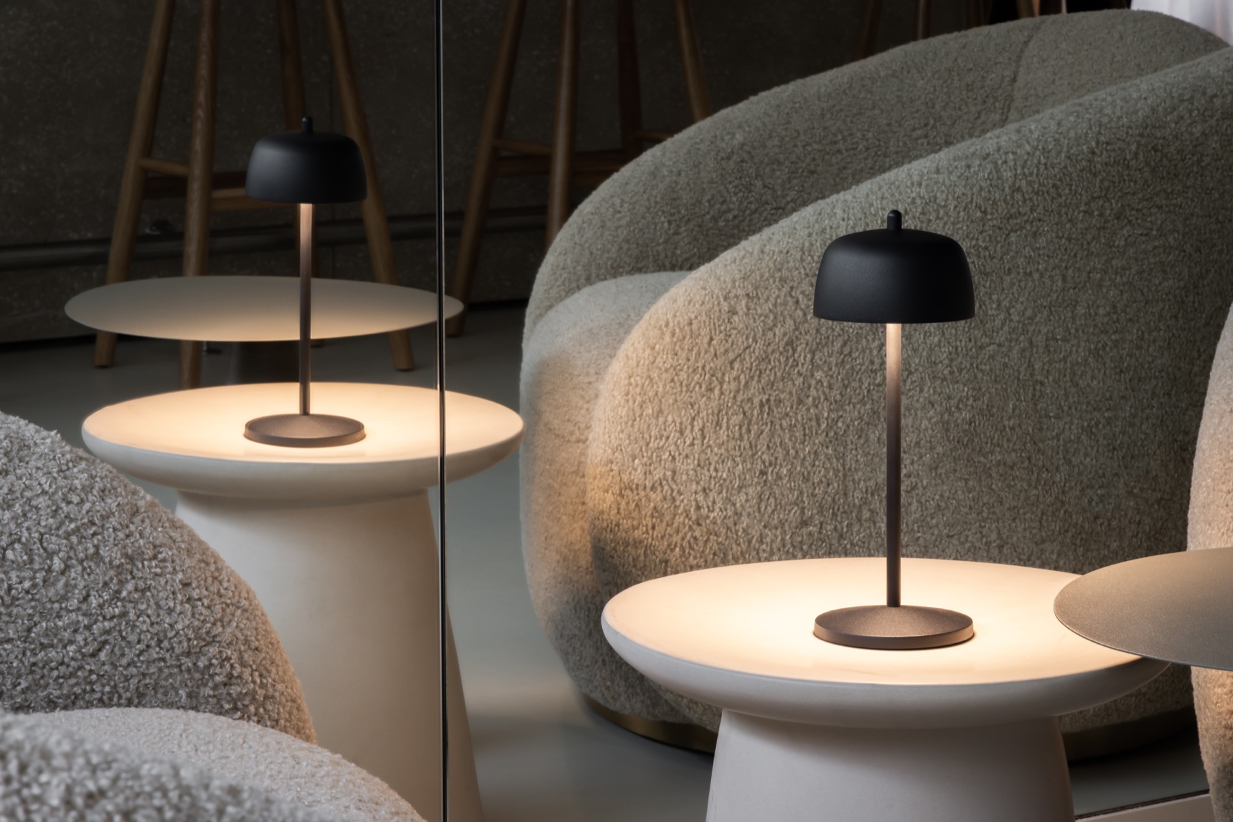 kantoor met luxe verlichting