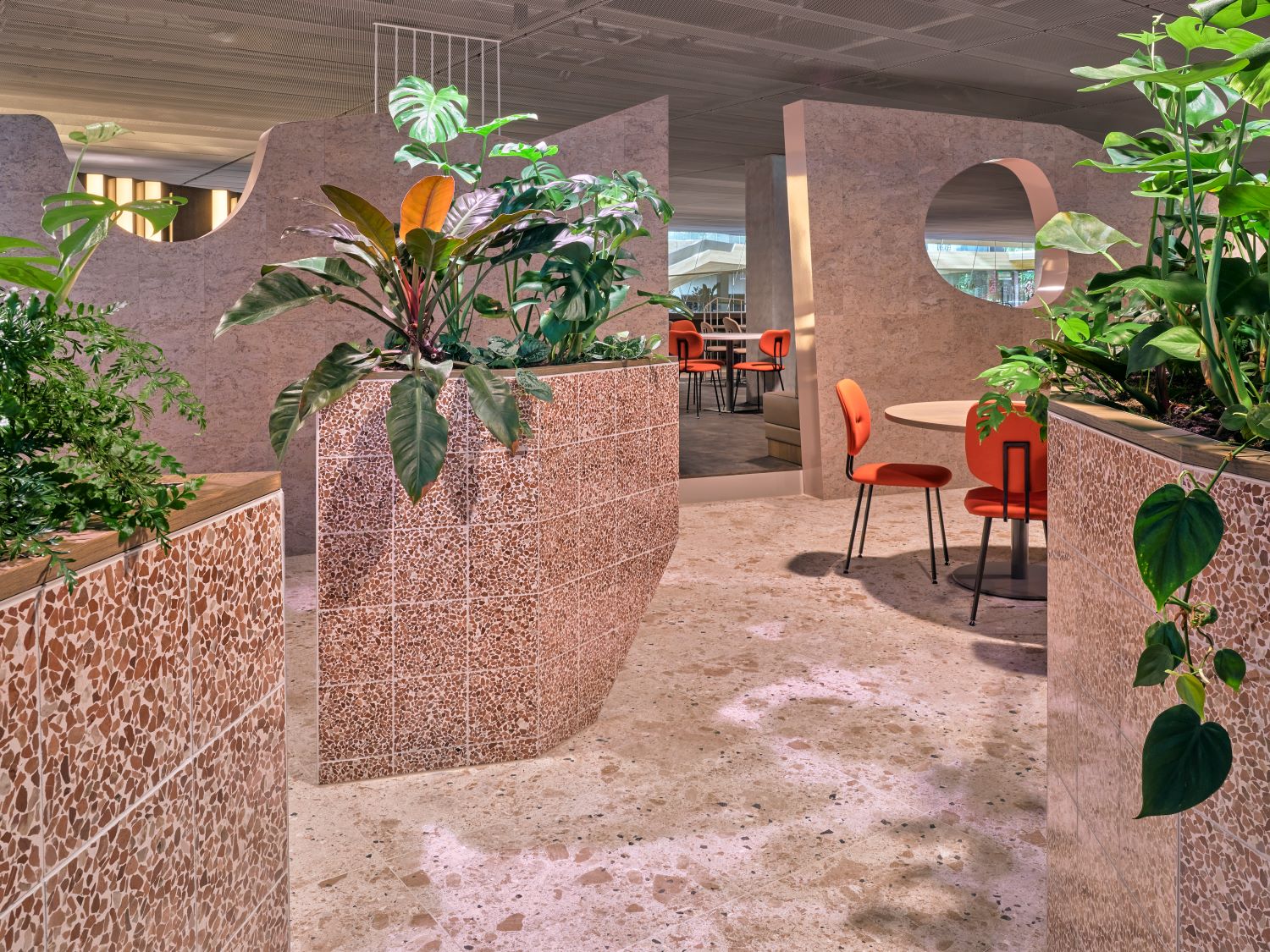 restaurant met planten
