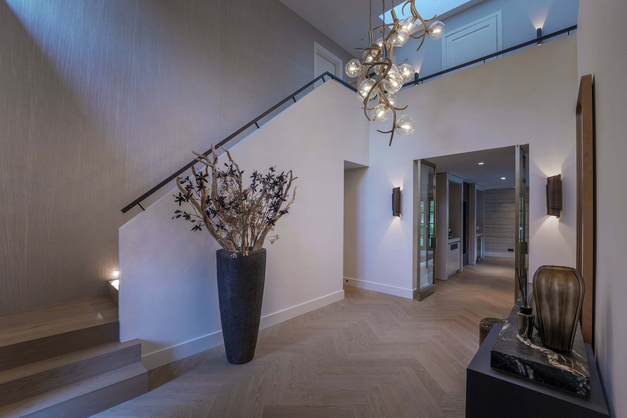 Luxe verlichting in hal
